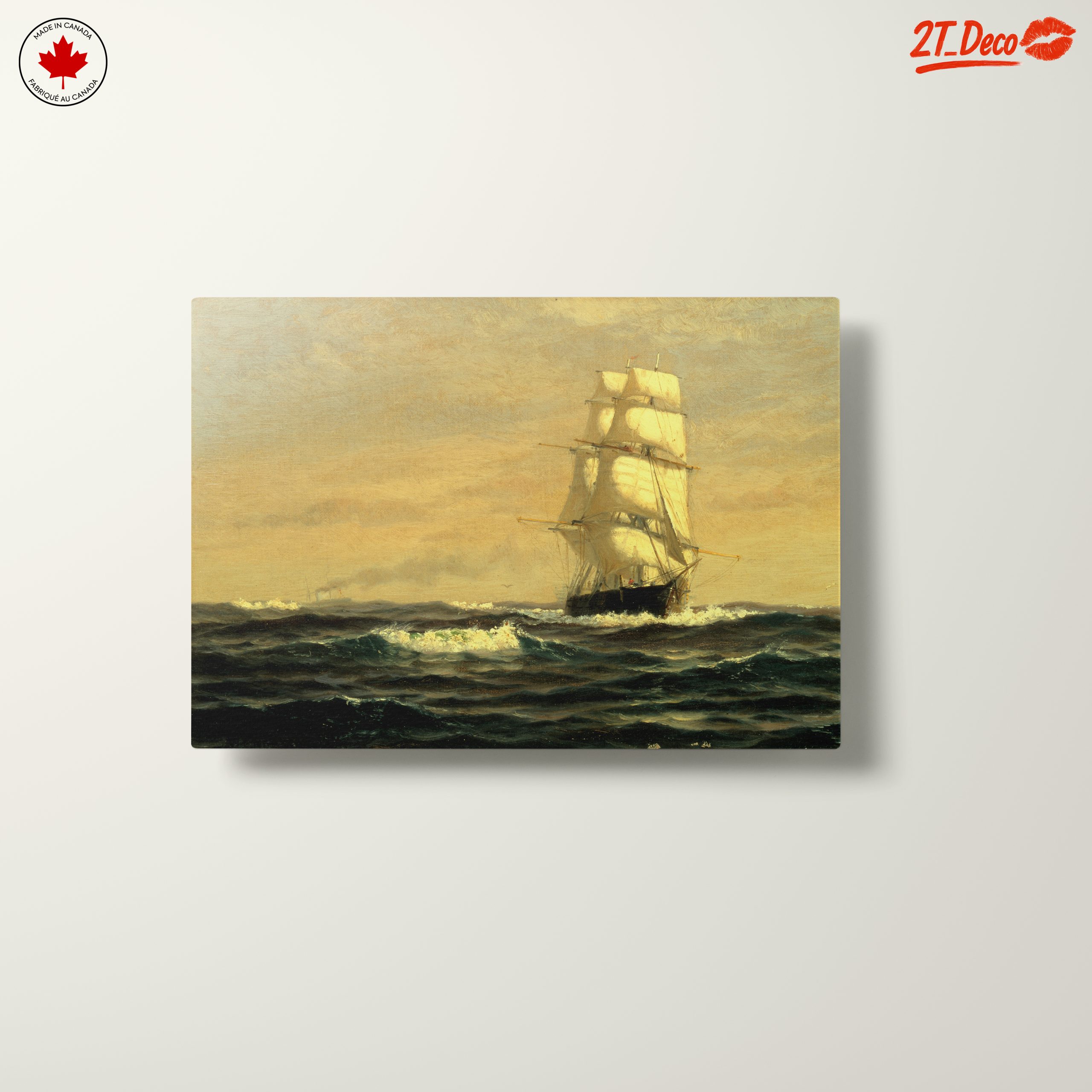 Sailing Ship on Ocean Waves - Image 10