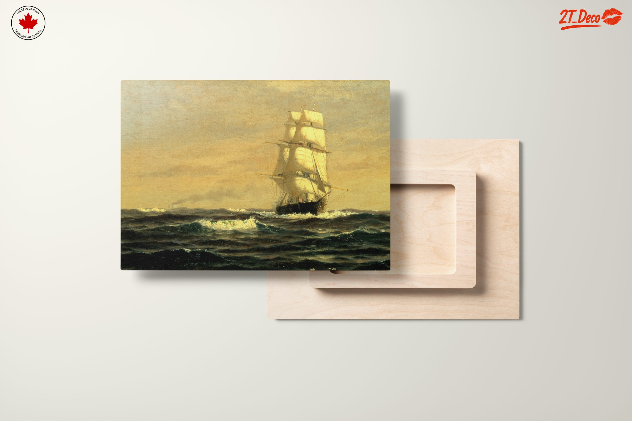 Sailing Ship on Ocean Waves - Image 11