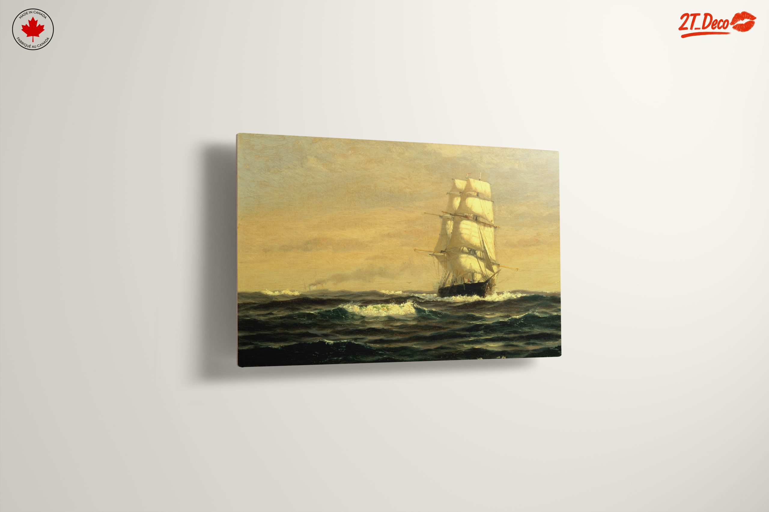 Sailing Ship on Ocean Waves - Image 13