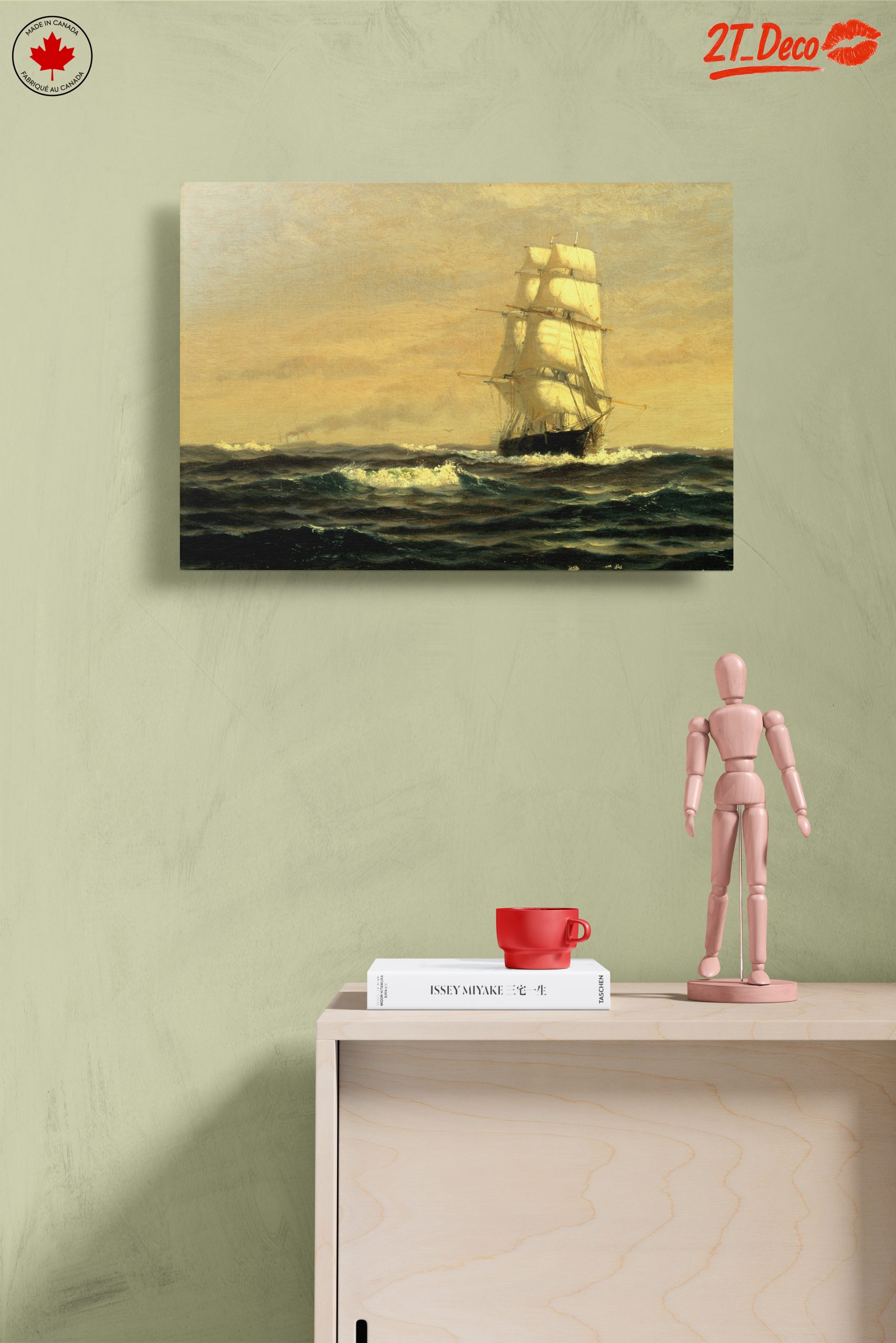 Sailing Ship on Ocean Waves - Image 14