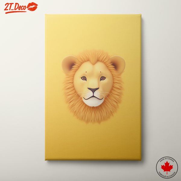 Cute Cartoon Lion Illustration
