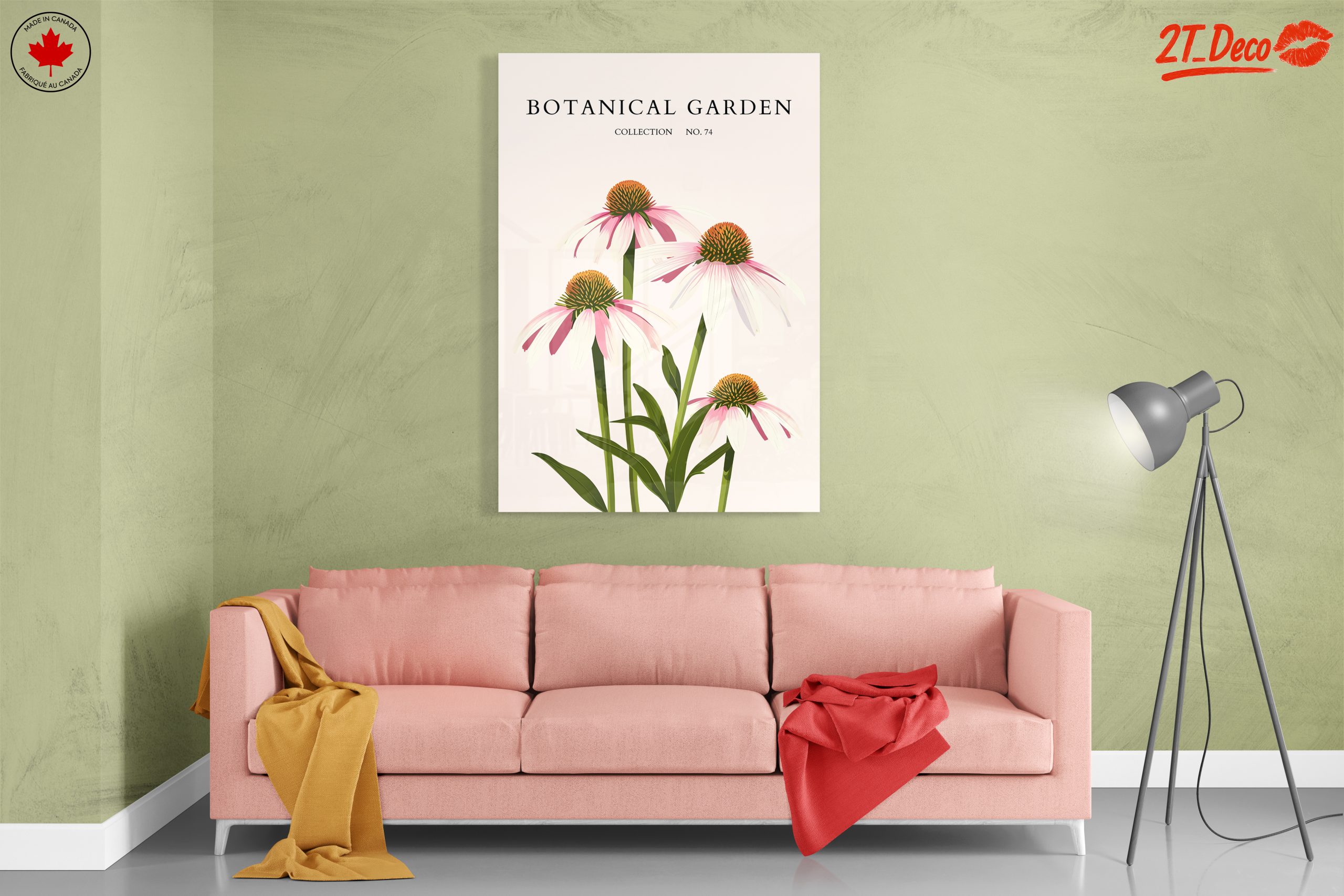 Elegant Botanical Garden Floral Art - Image 7