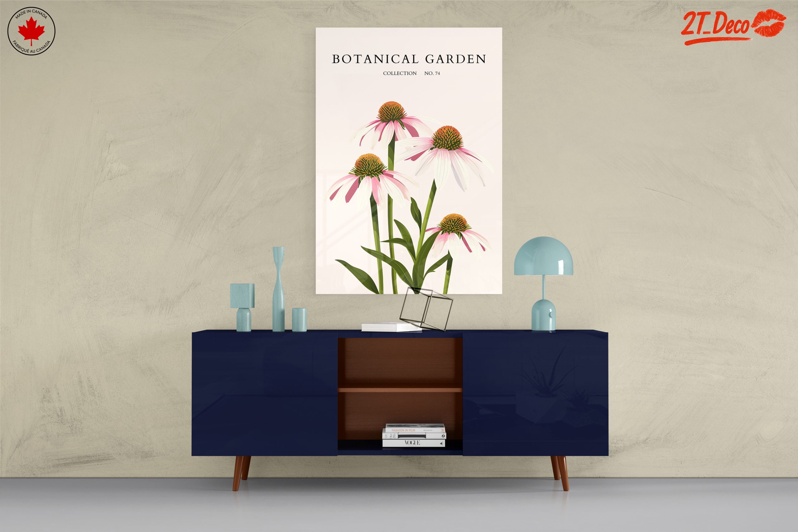 Elegant Botanical Garden Floral Art - Image 8