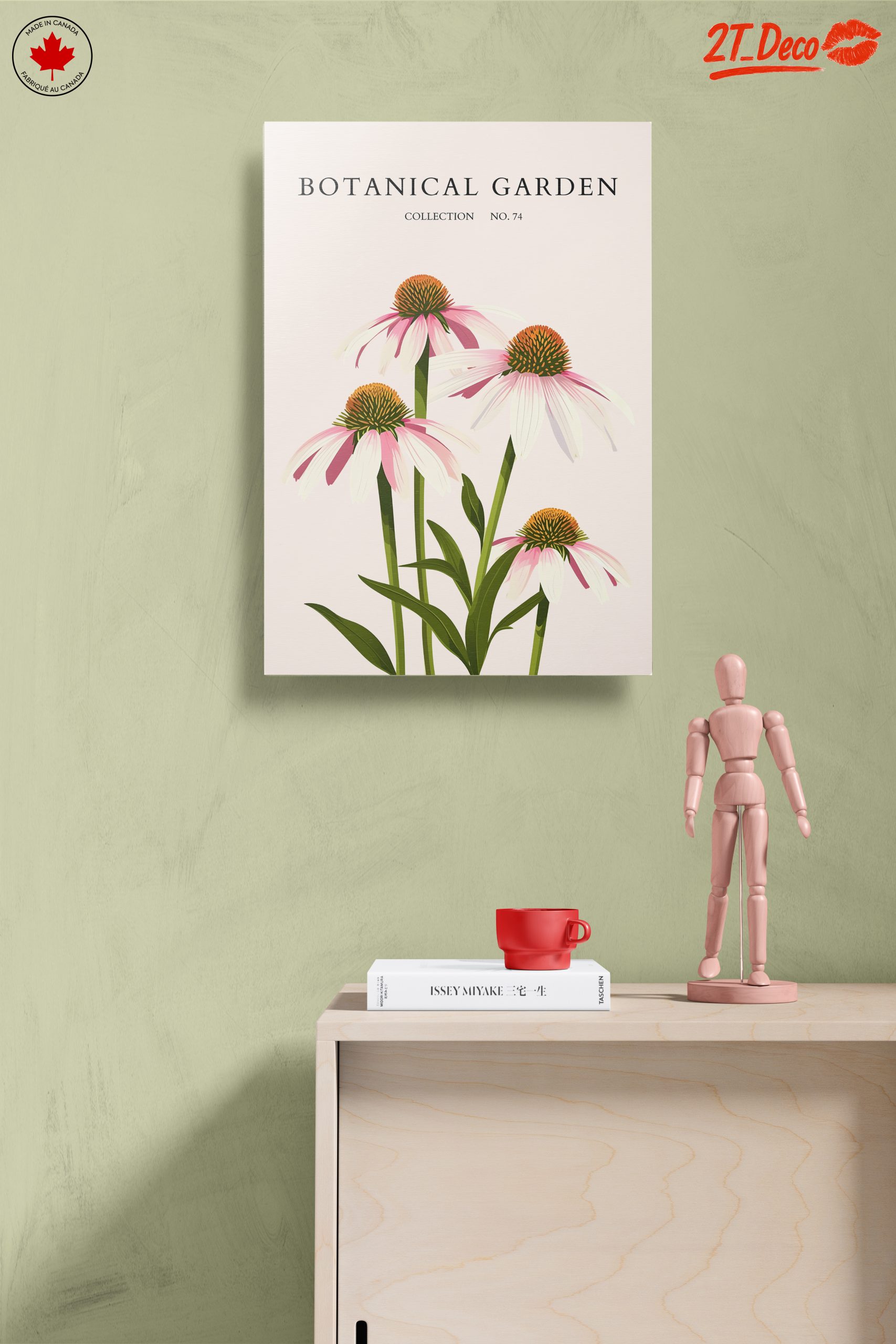 Elegant Botanical Garden Floral Art - Image 14