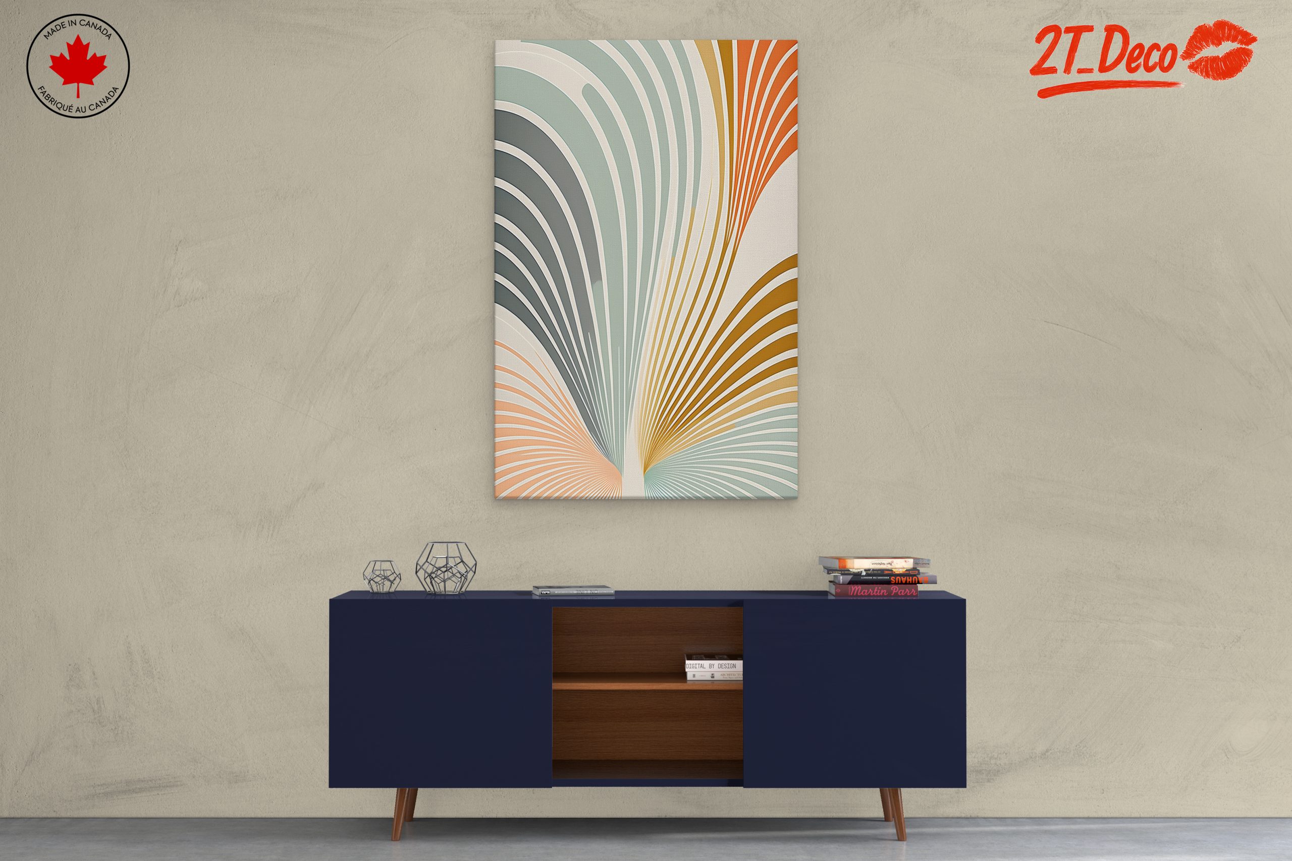 Vibrant Playful Abstract Artwork - Image 3