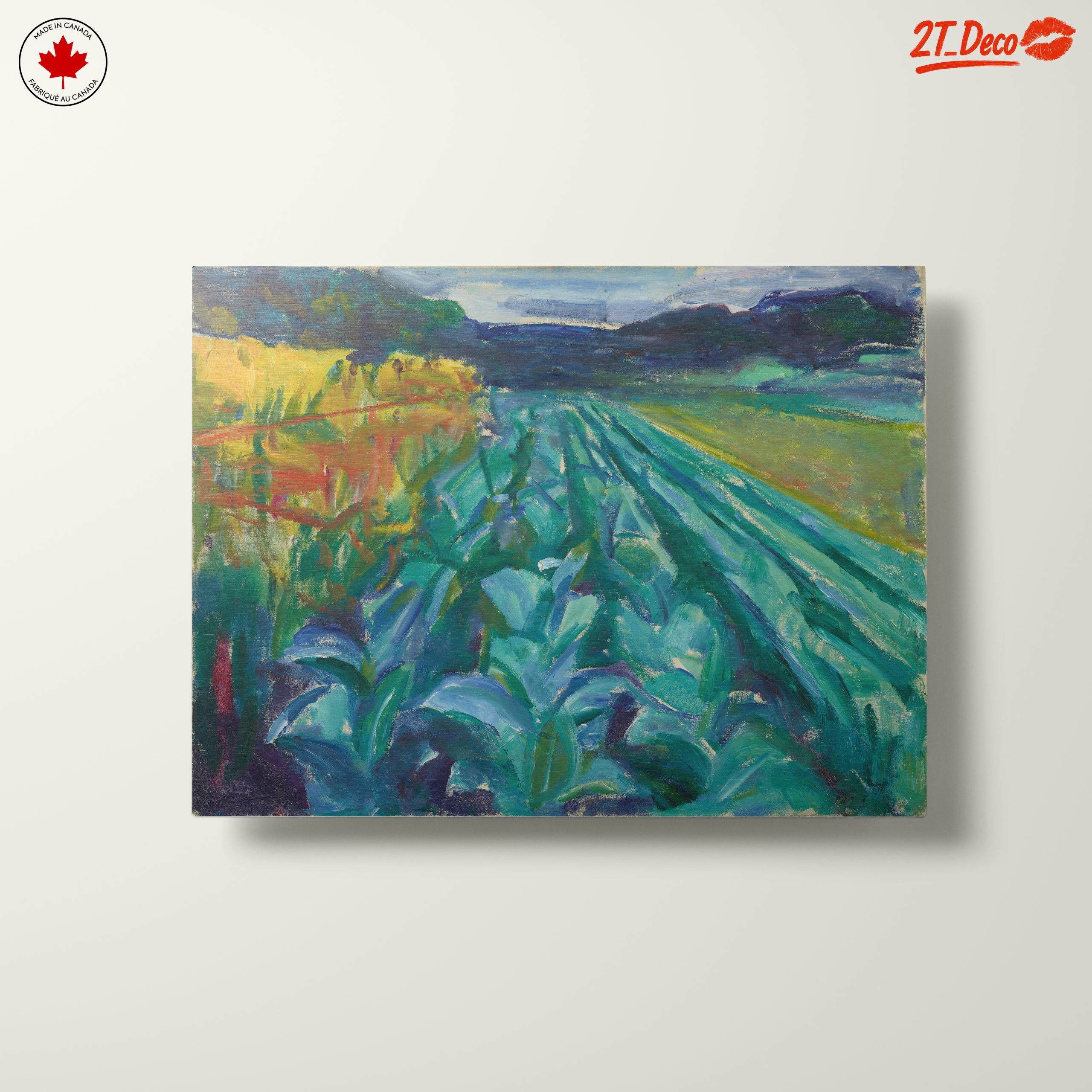 Vibrant Abstract Landscape Composition - Image 10