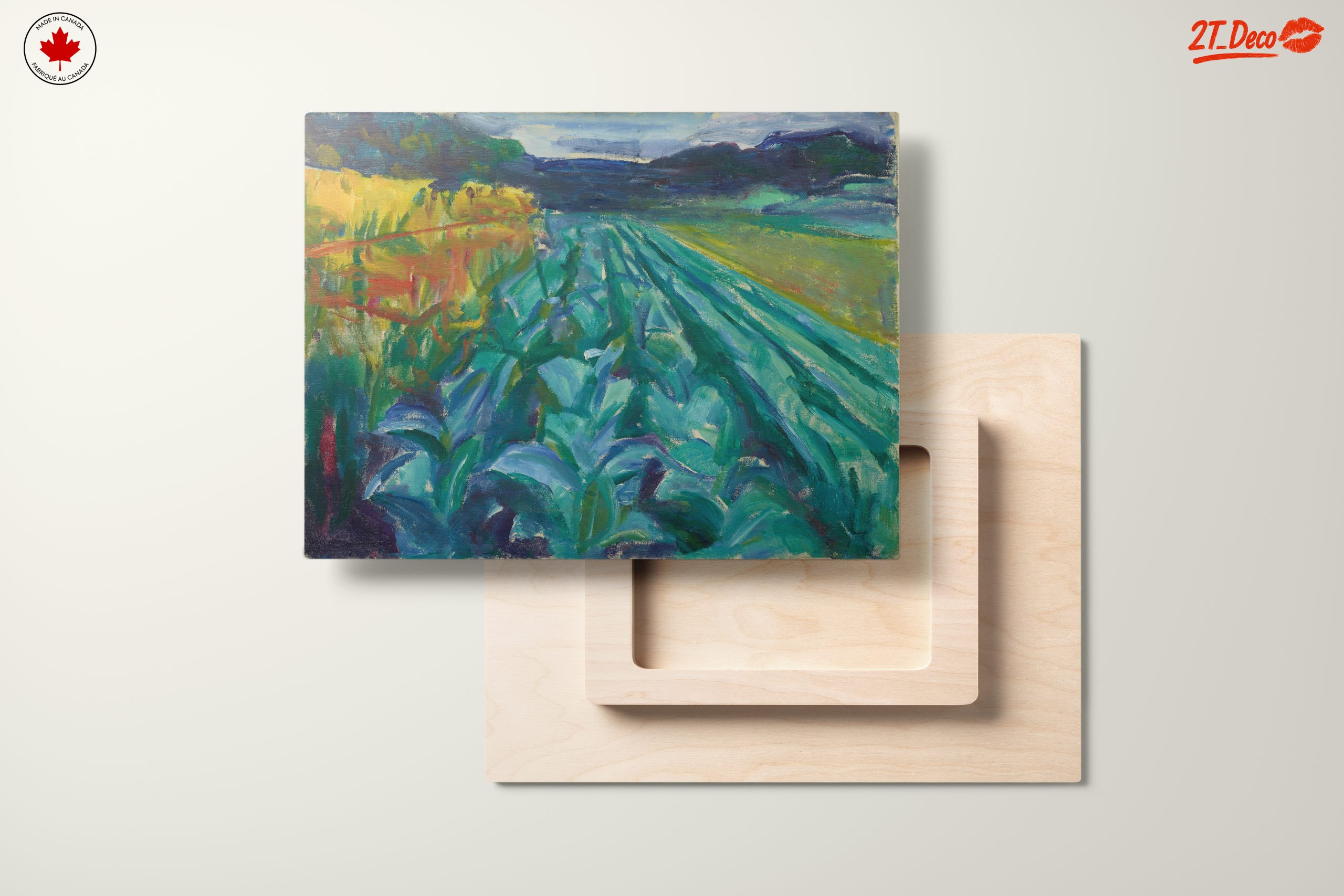 Vibrant Abstract Landscape Composition - Image 11