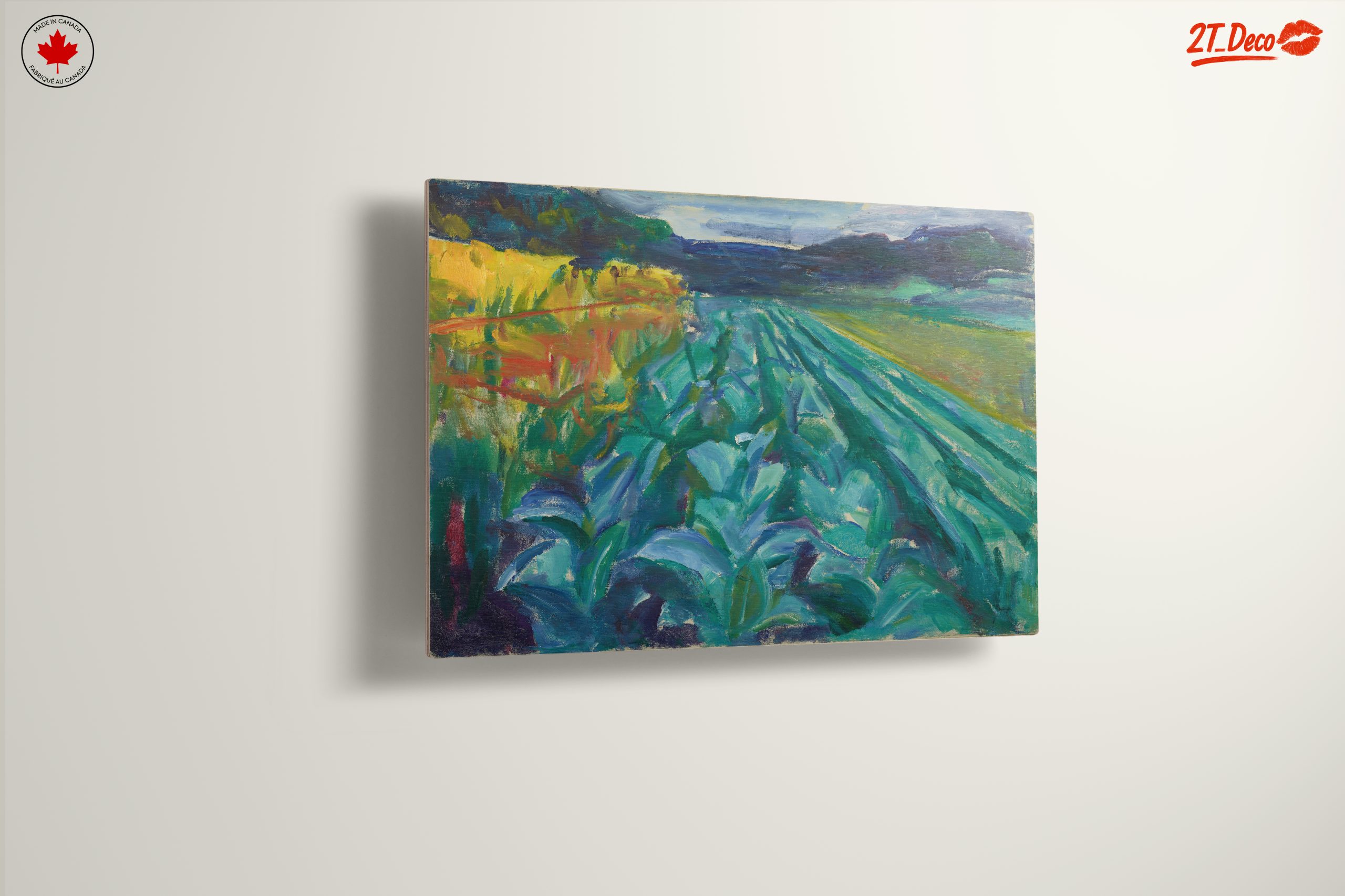 Vibrant Abstract Landscape Composition - Image 13