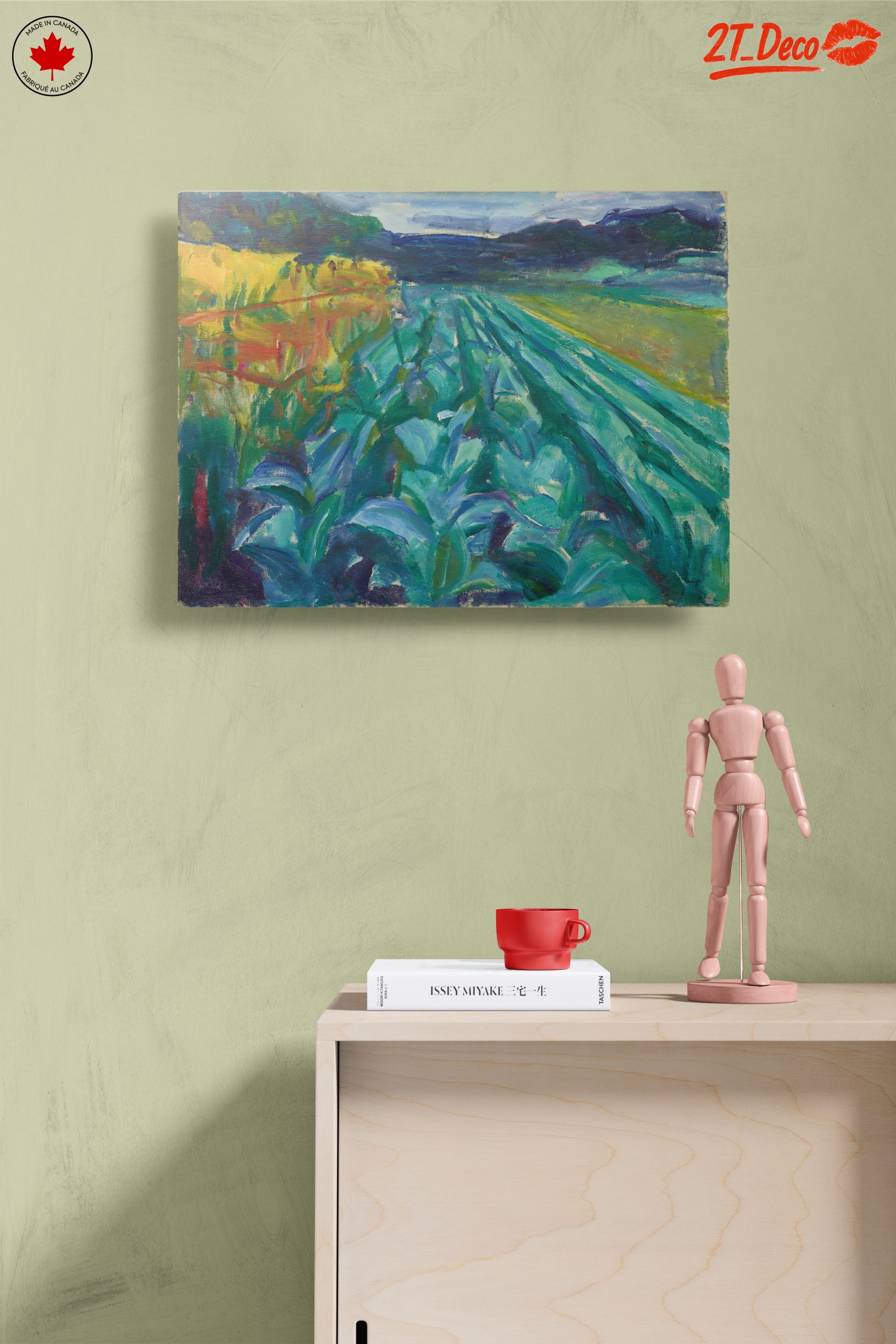 Vibrant Abstract Landscape Composition - Image 14