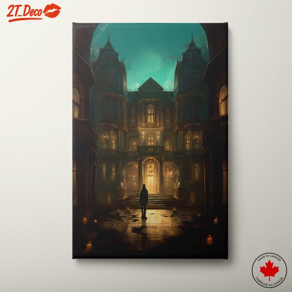Mysterious Architectural Fantasy Scene