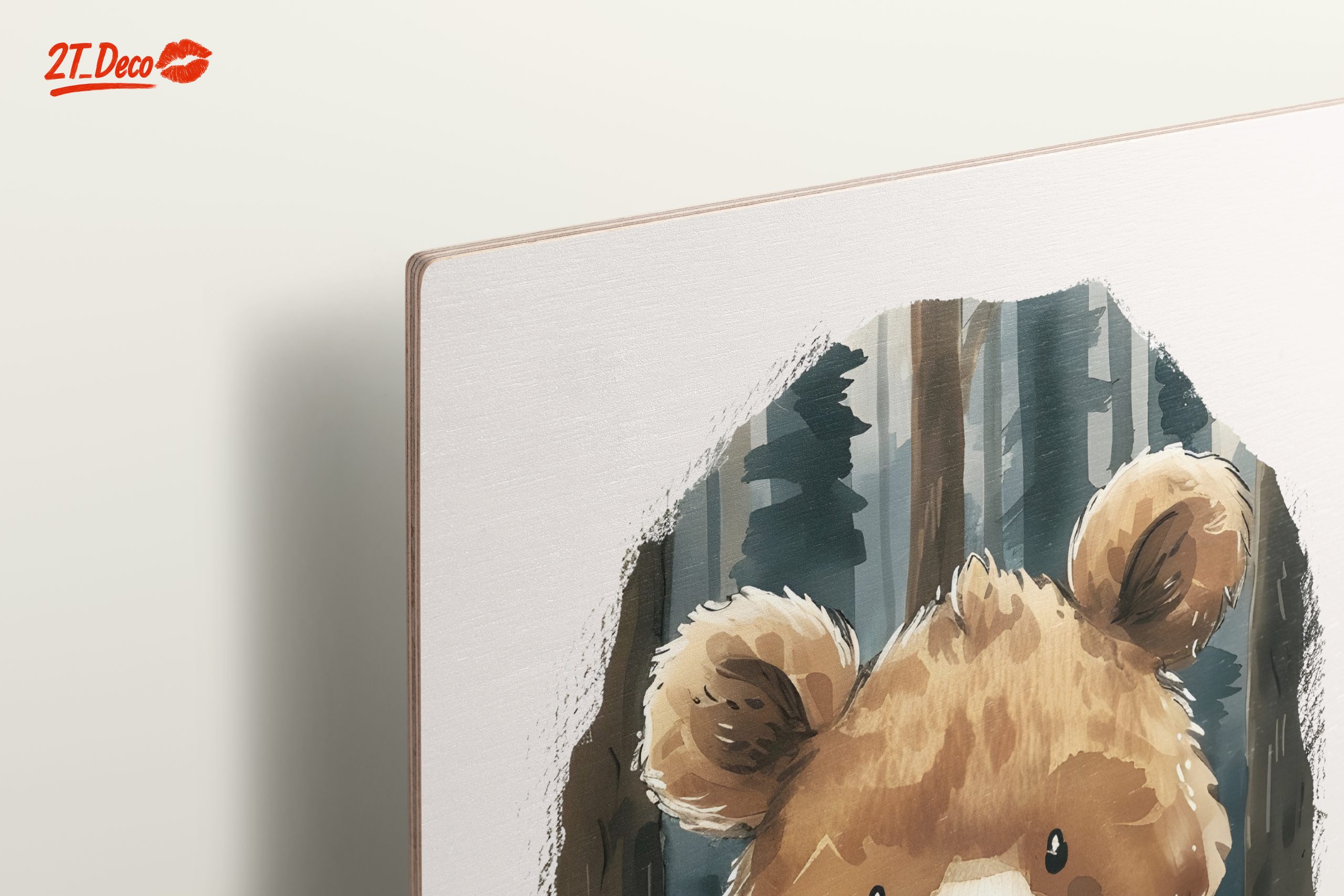 Charming Bear Character in Flannel Shirt - Image 15