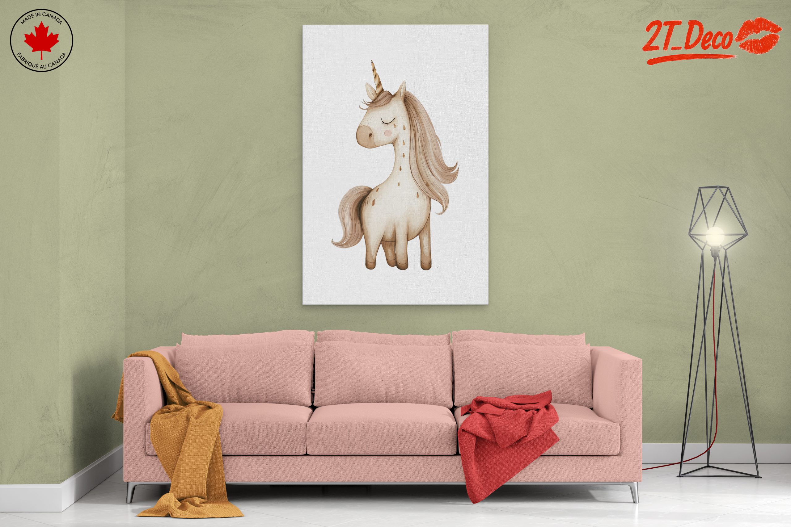 Whimsical Unicorn Illustration - Image 2