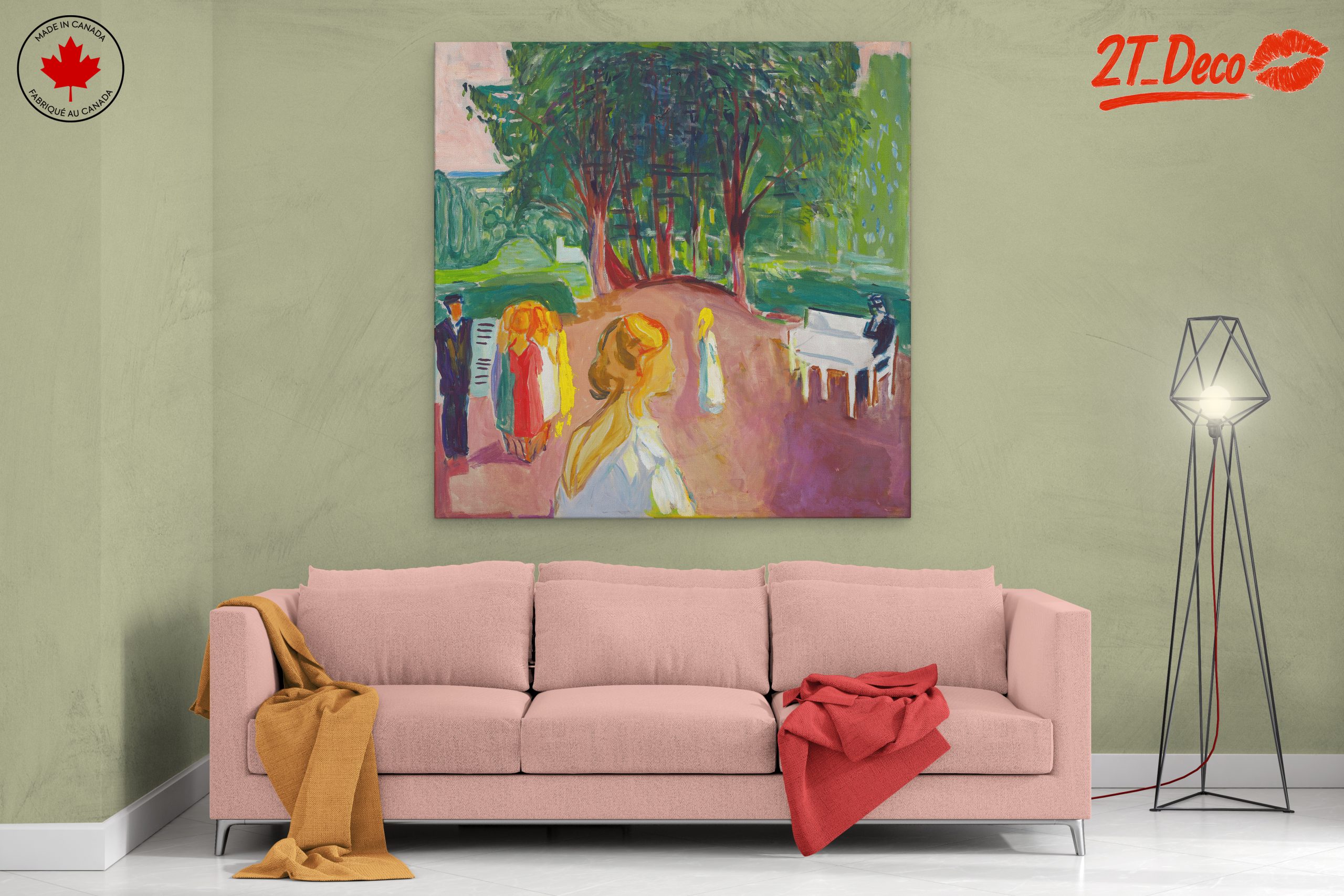 Vibrant Contemporary Portrait in Nature - Image 2