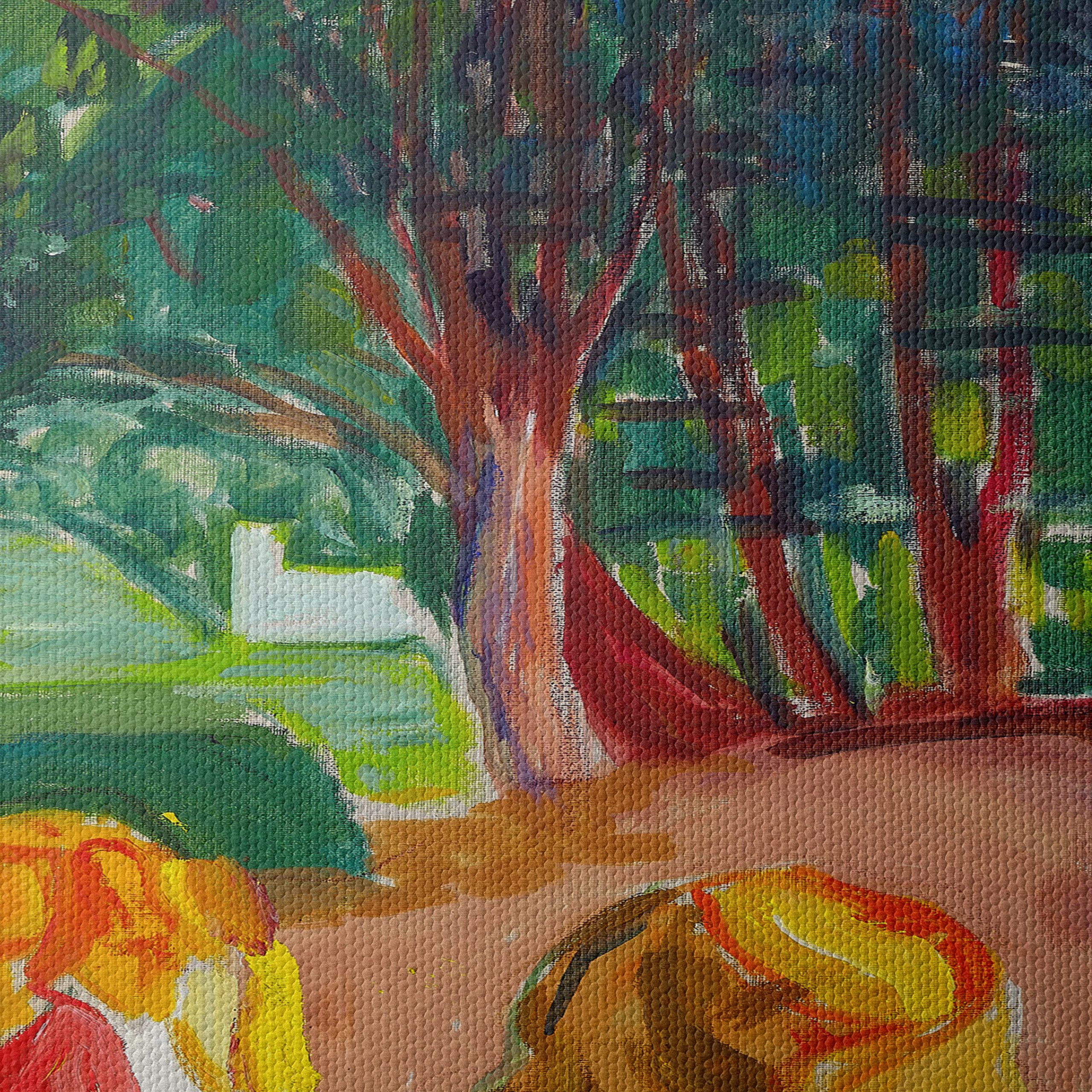 Vibrant Contemporary Portrait in Nature - Image 4