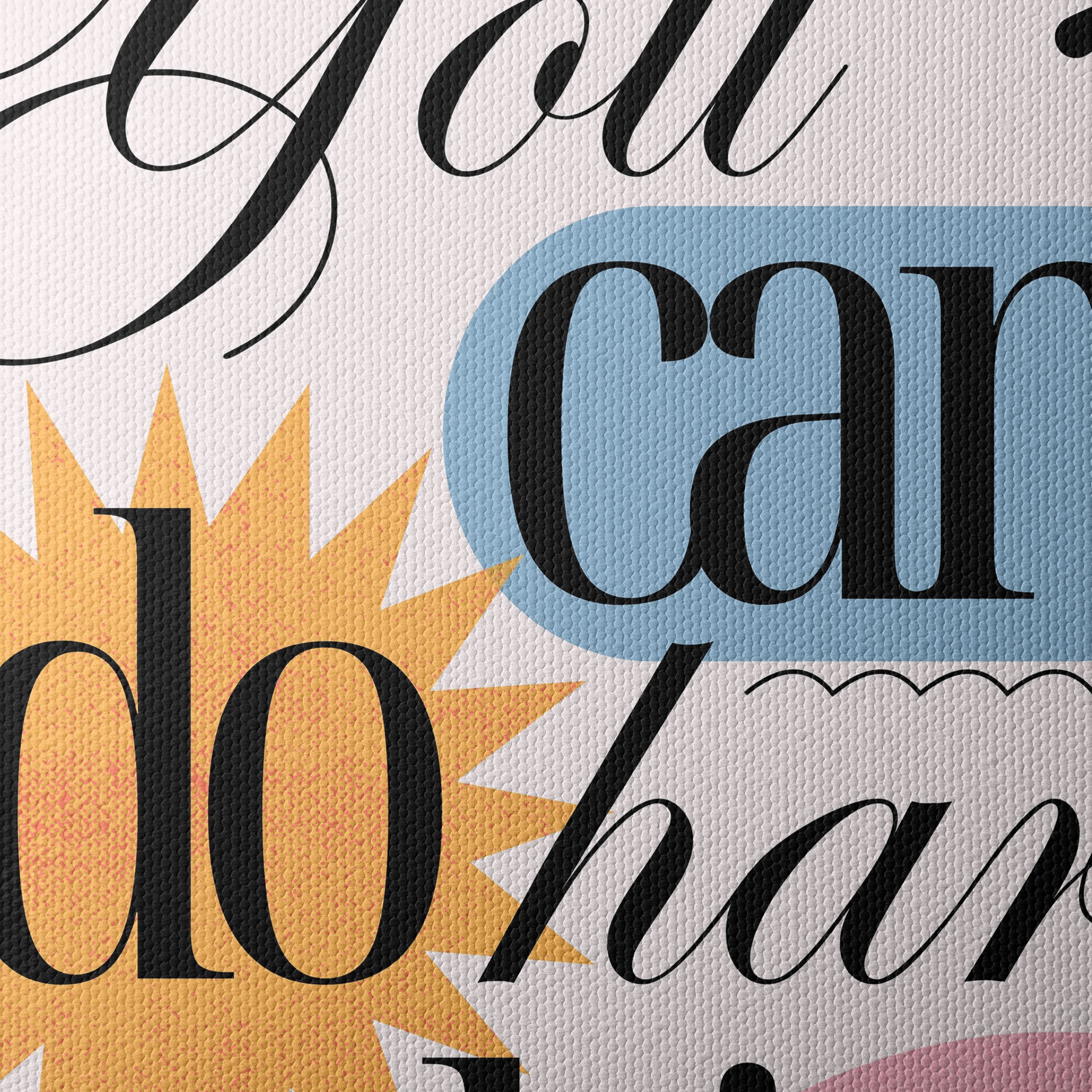 You Can Do Hard Things Inspirational Art - Image 4