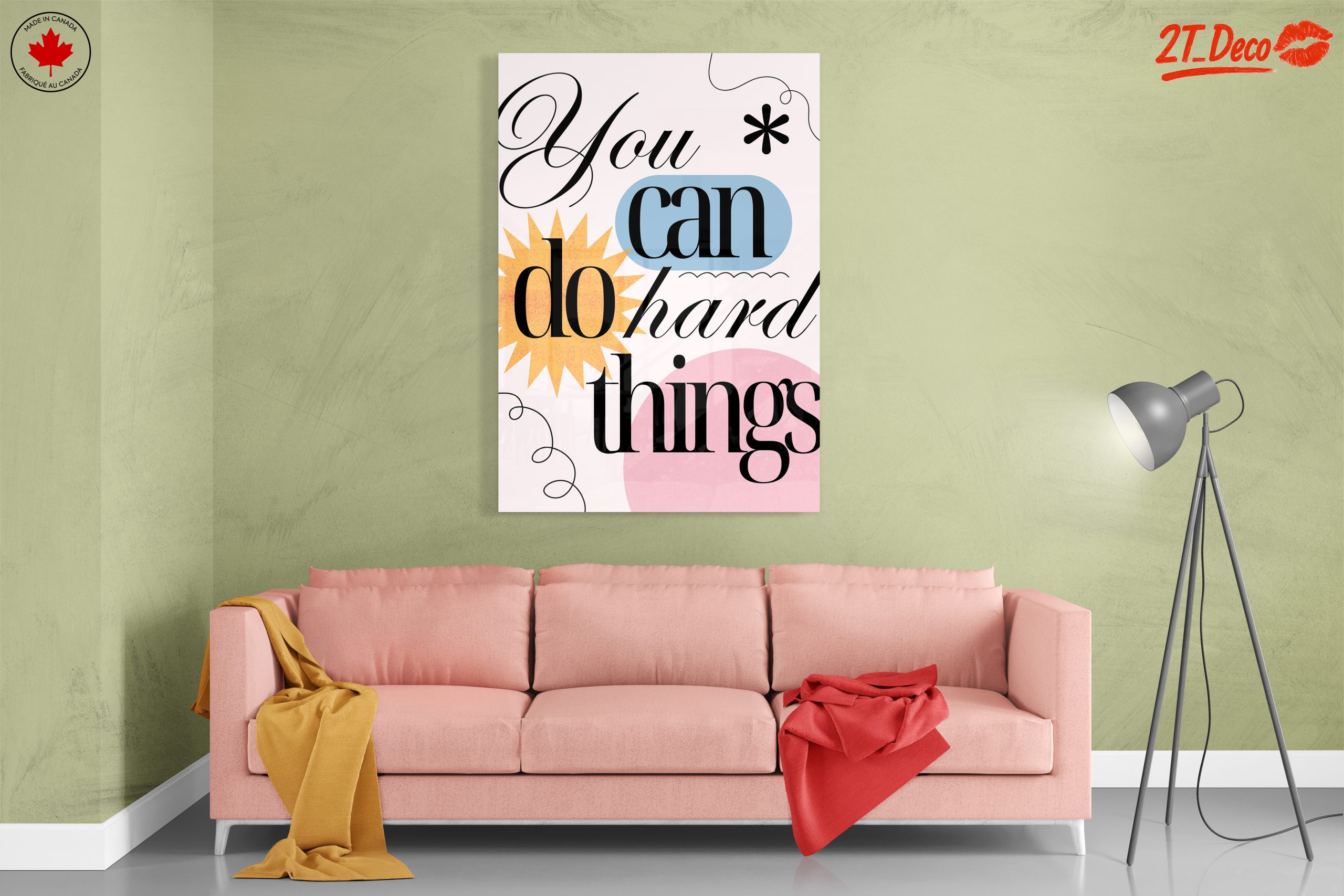 You Can Do Hard Things Inspirational Art - Image 7