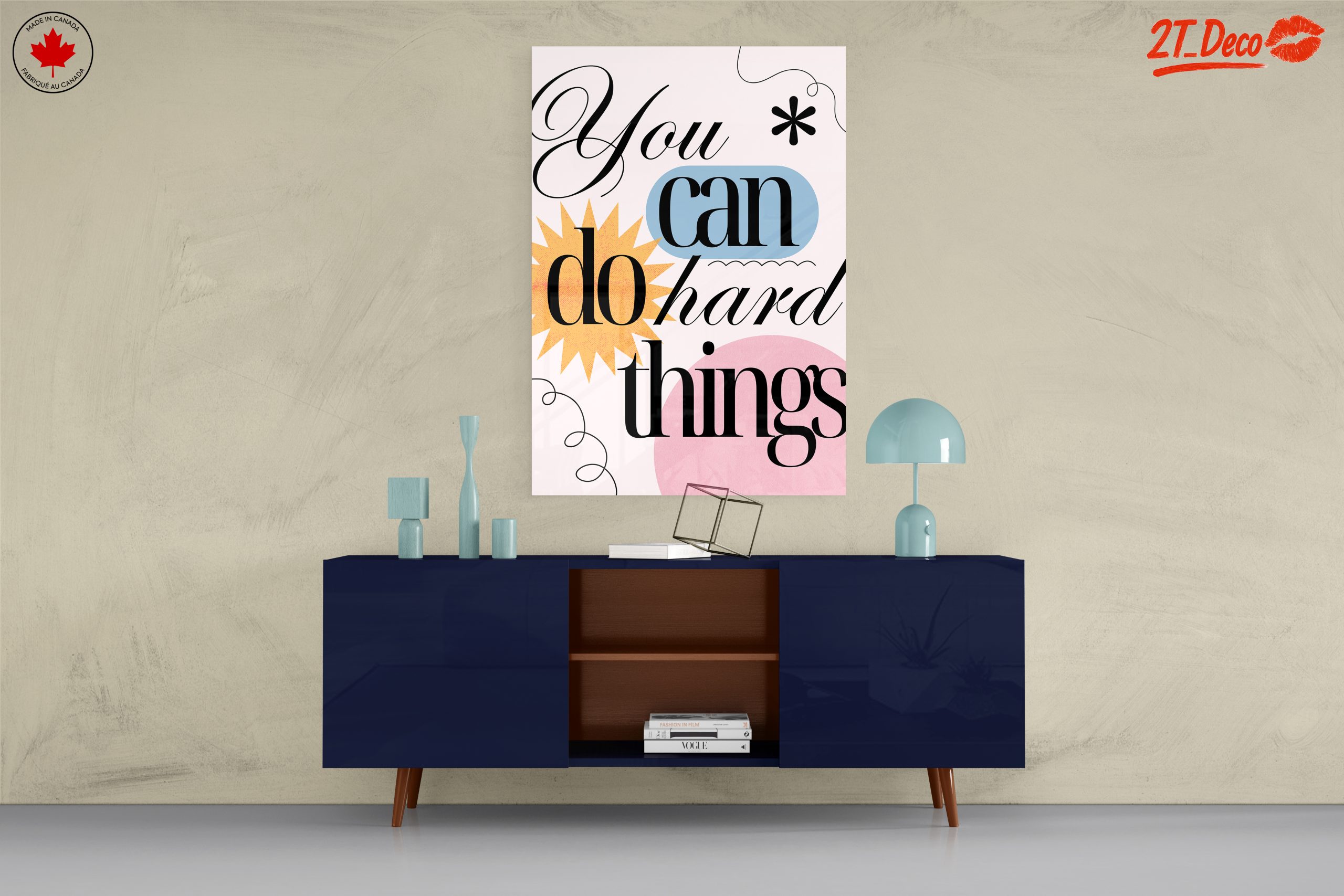 You Can Do Hard Things Inspirational Art - Image 8