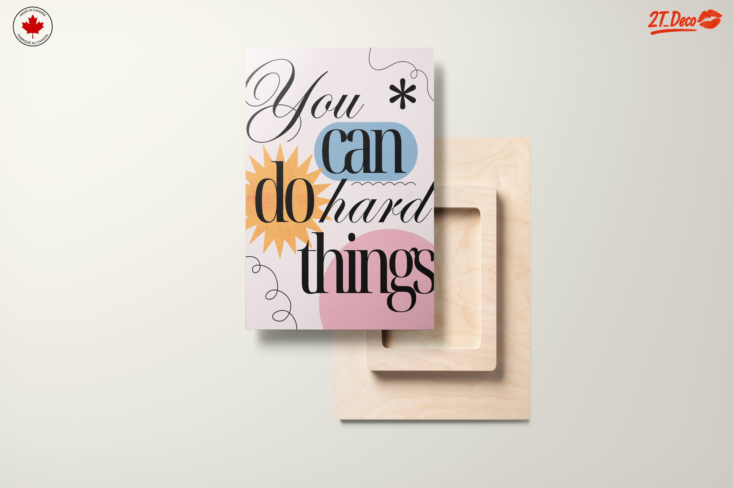 You Can Do Hard Things Inspirational Art - Image 11