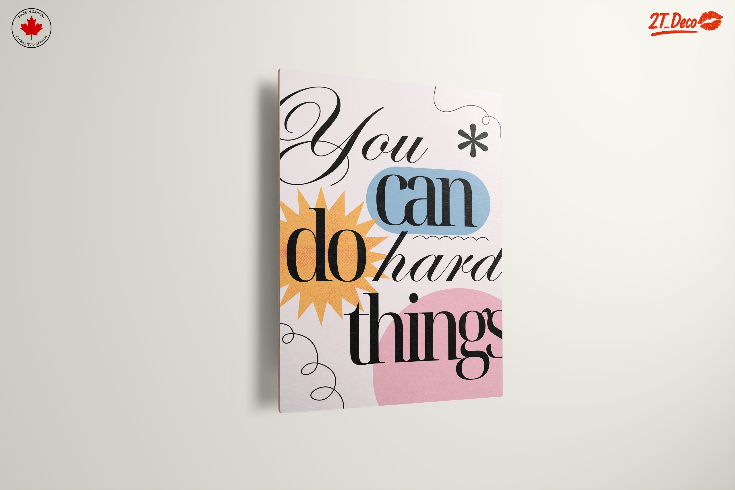 You Can Do Hard Things Inspirational Art - Image 13