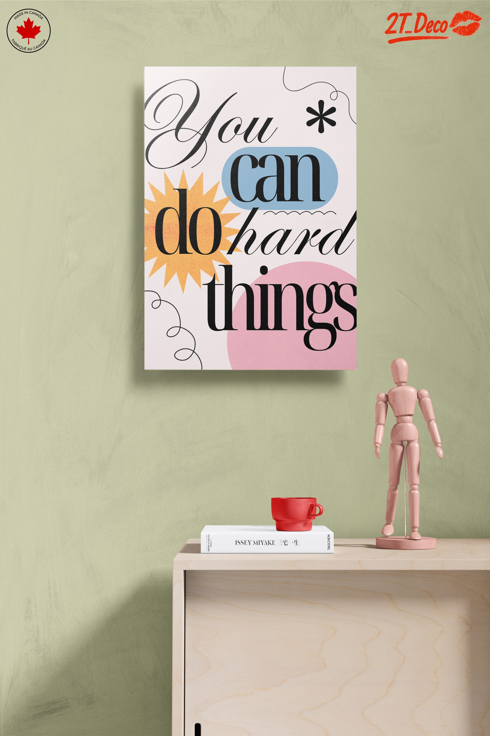 You Can Do Hard Things Inspirational Art - Image 14