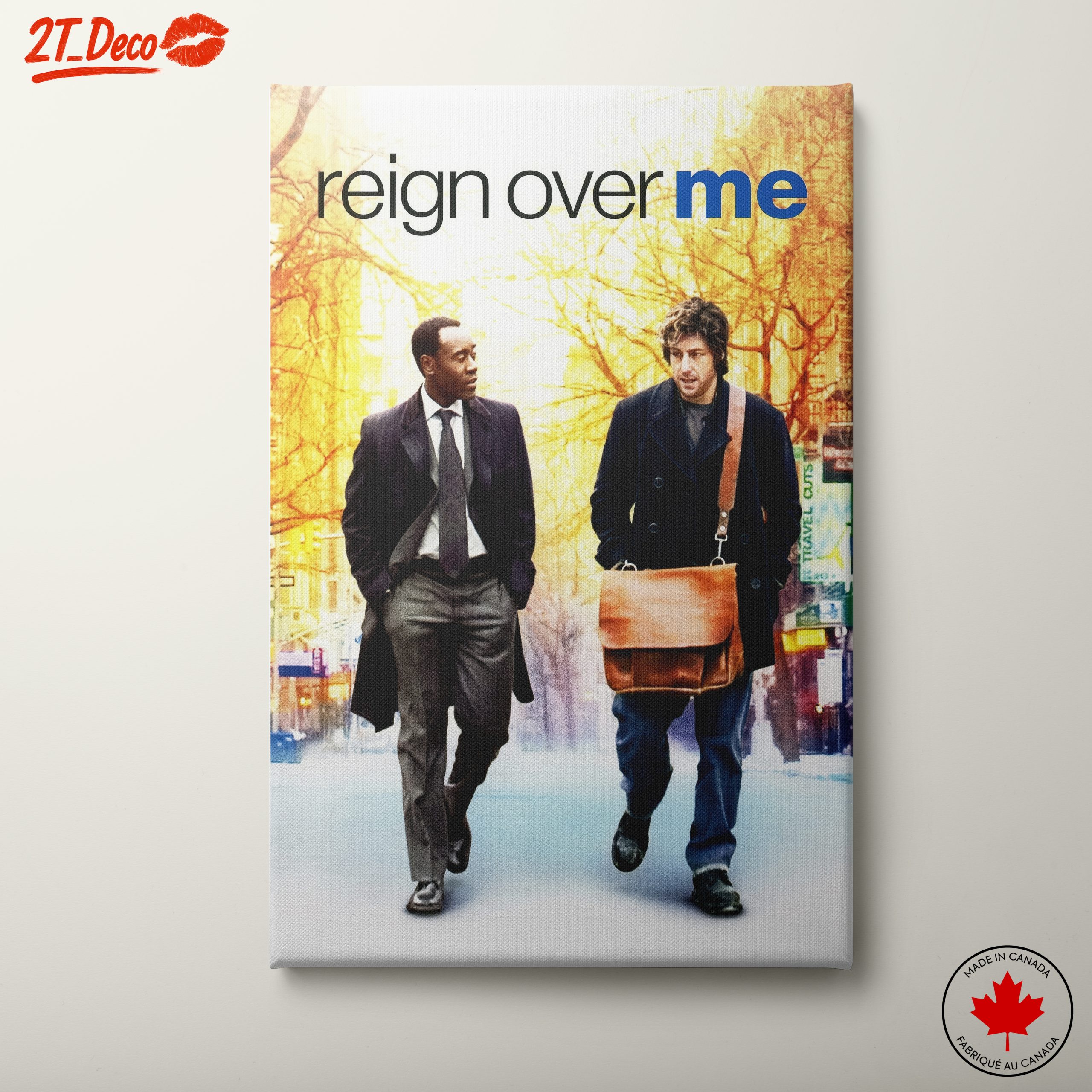 Reign Over Me Movie Characters in Contemporary Style