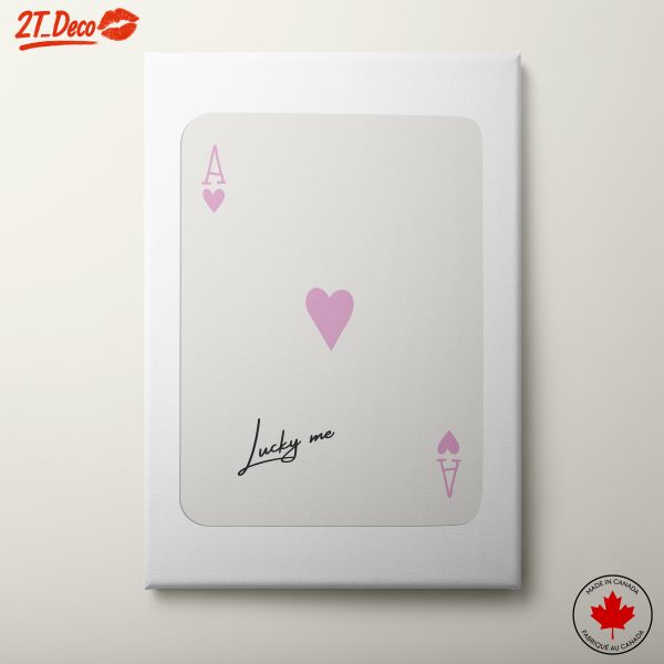 Stylized Playing Card with Heart Design 2