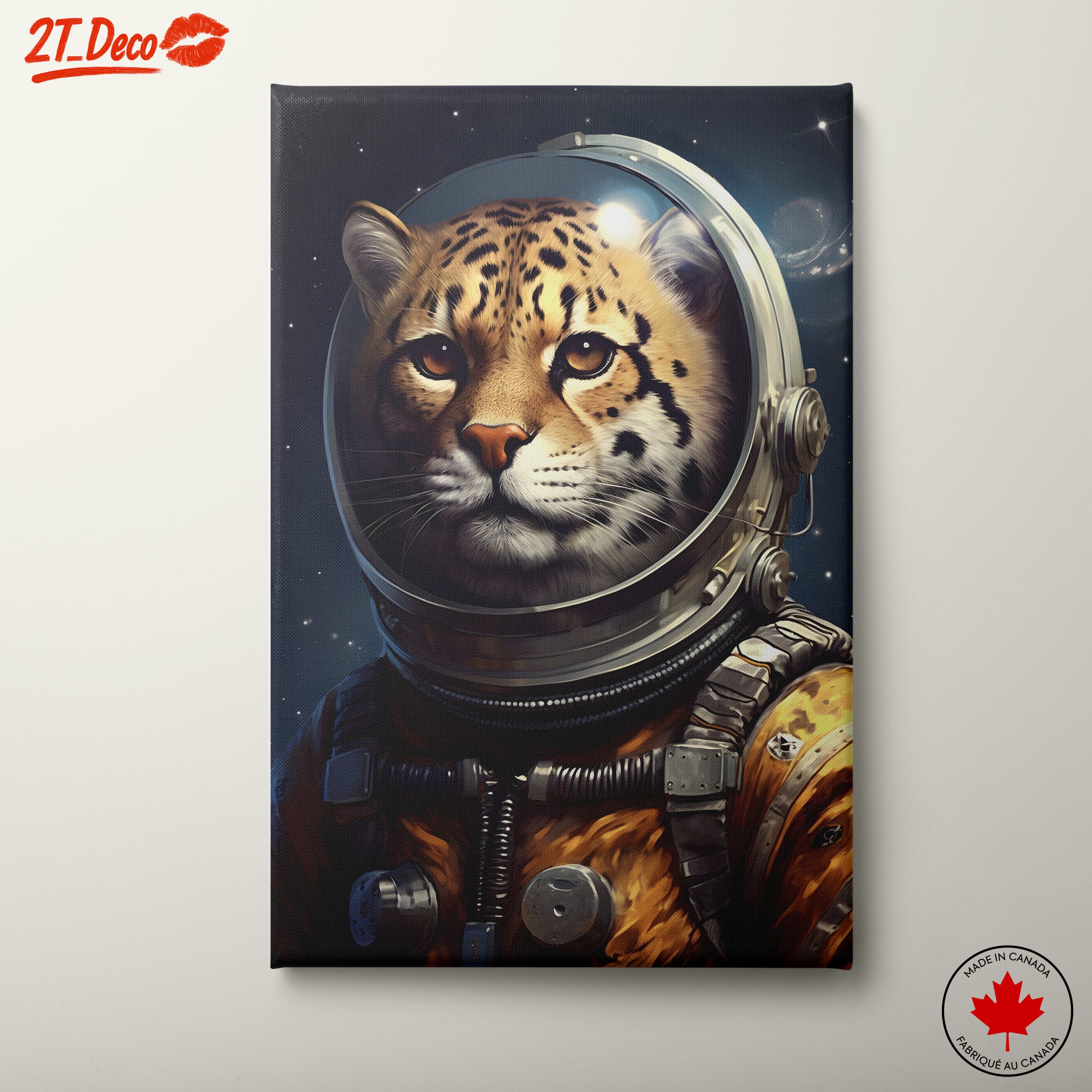 Tiger In Space Suit Portrait