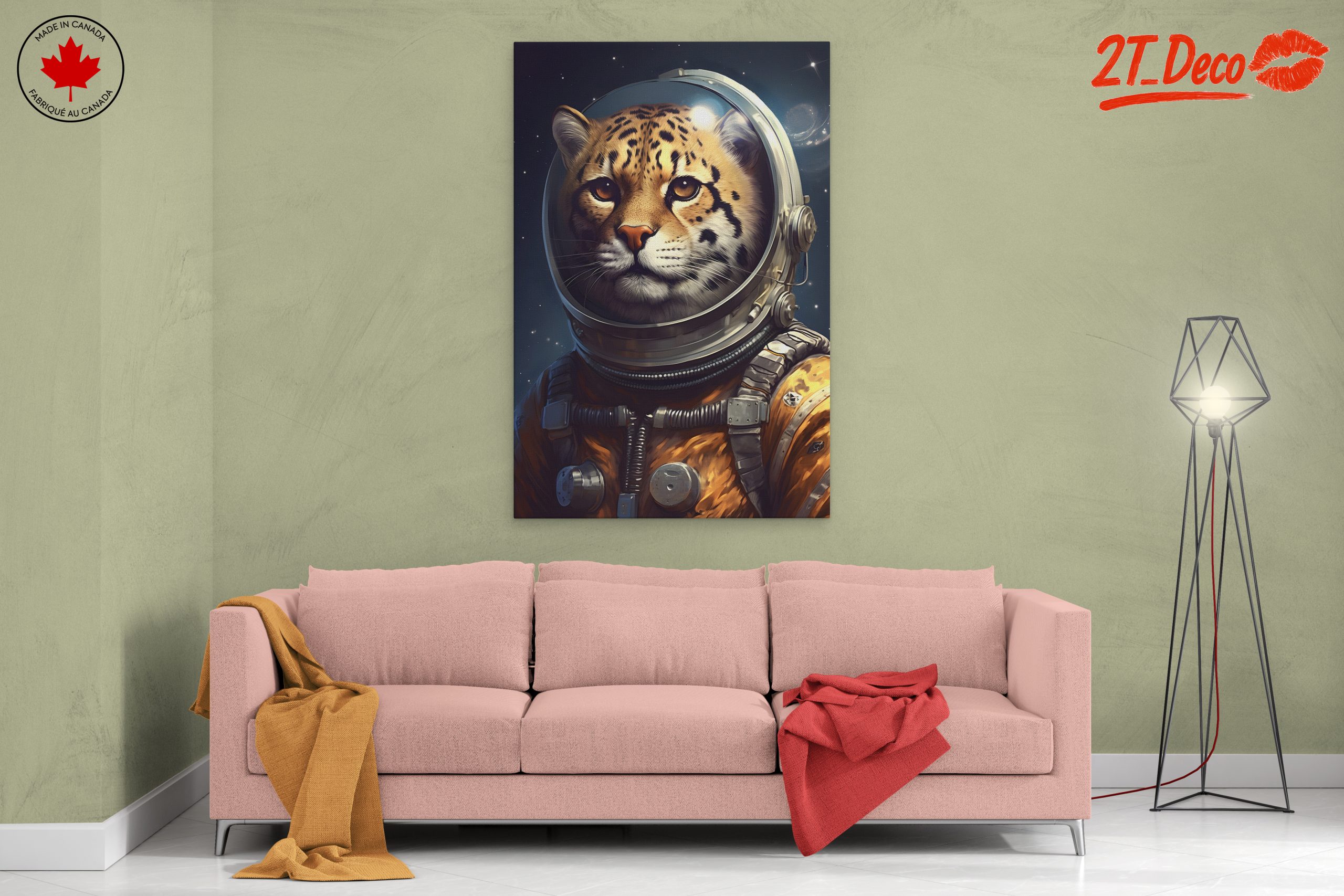 Tiger In Space Suit Portrait - Image 2