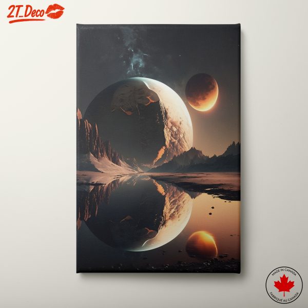 Dynamic Space Adventure Art Featuring Cosmic Landscapes