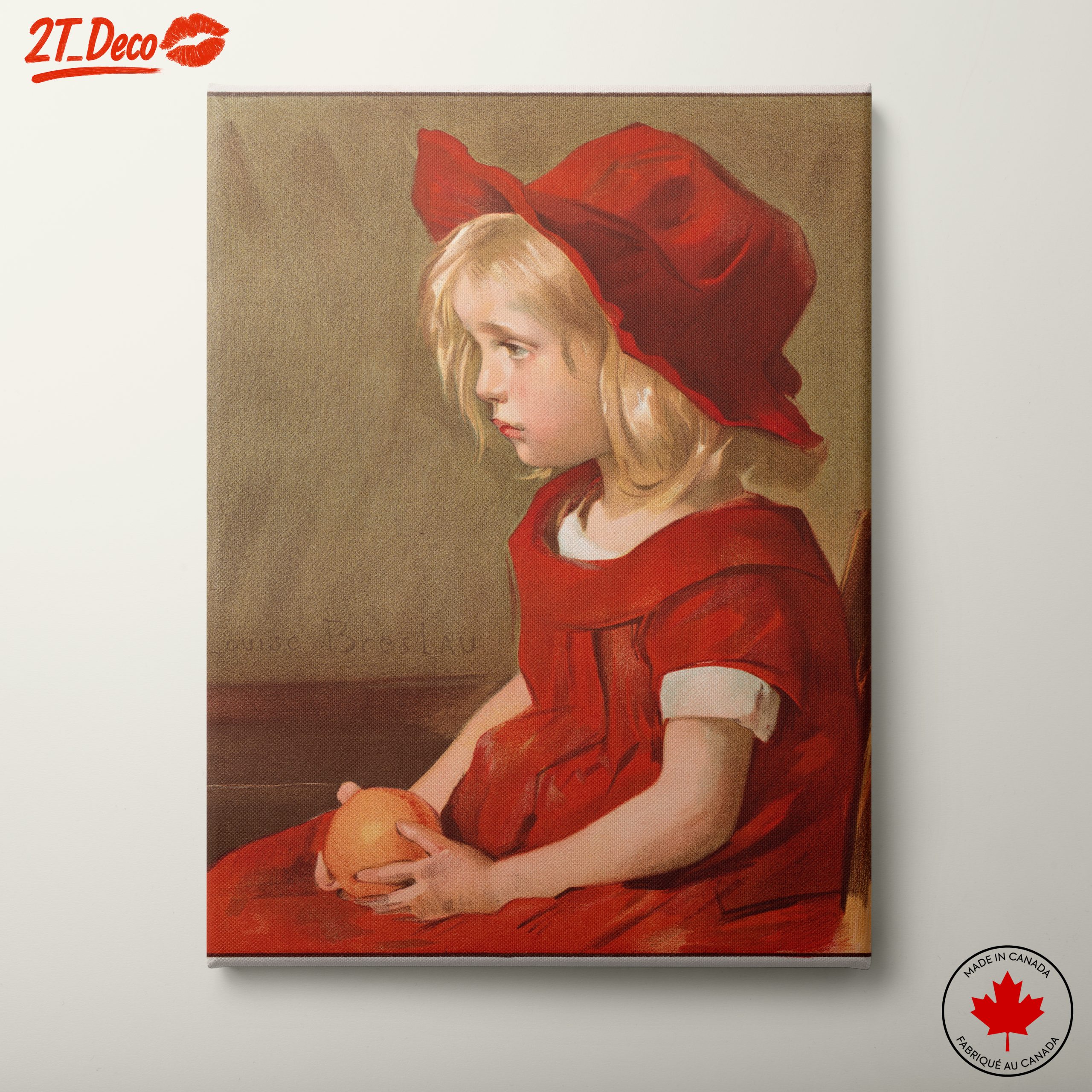 Charming Artistic Portrait of a Young Girl