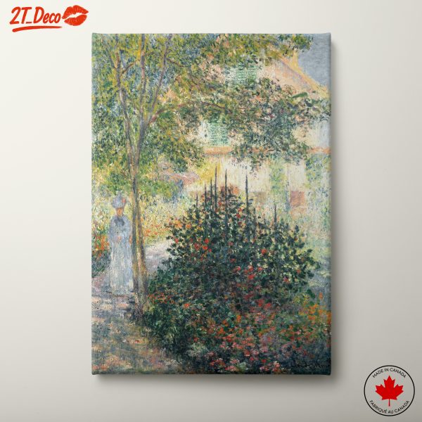 Serene Garden with Vibrant Flora