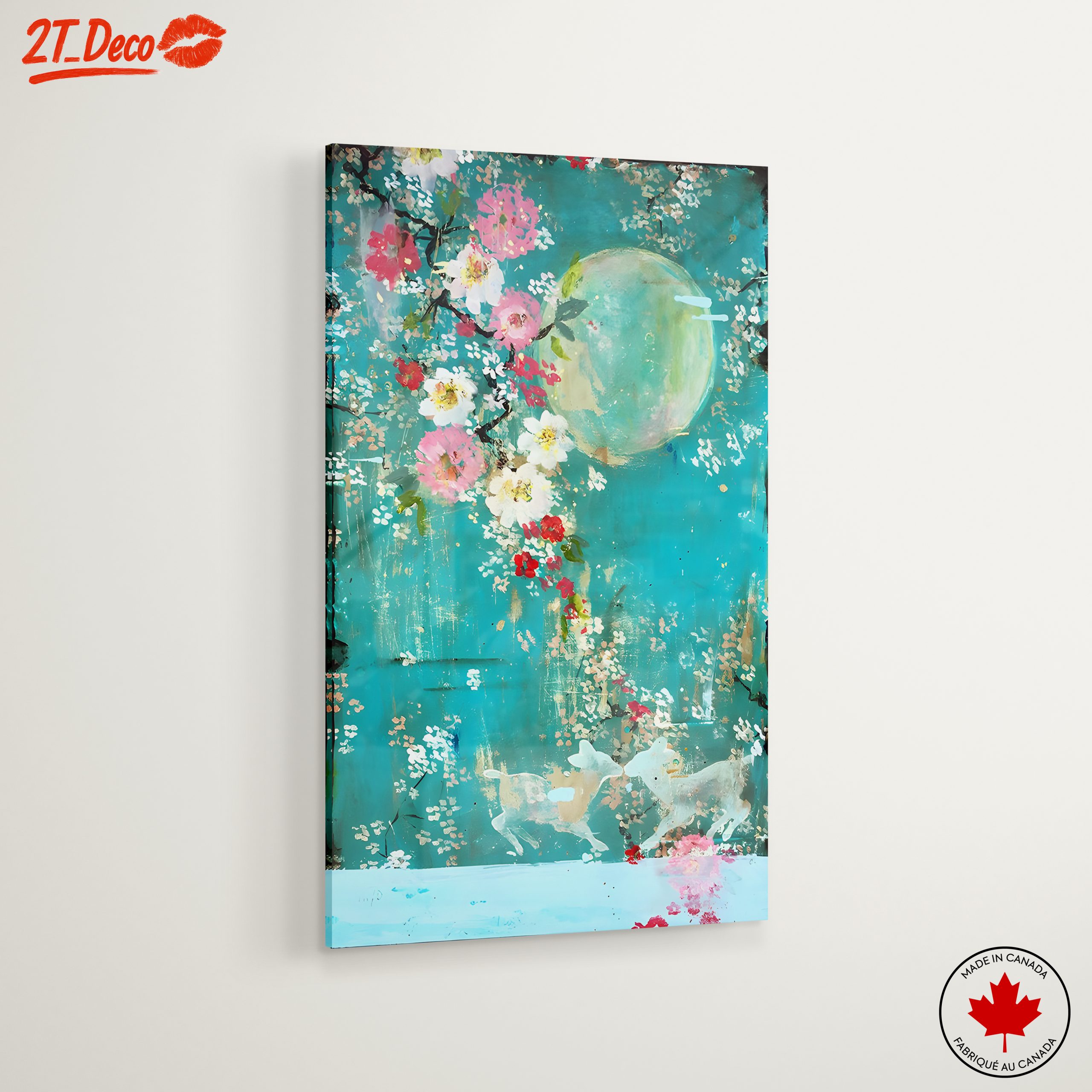Playful Floral and Animal Art - Image 6