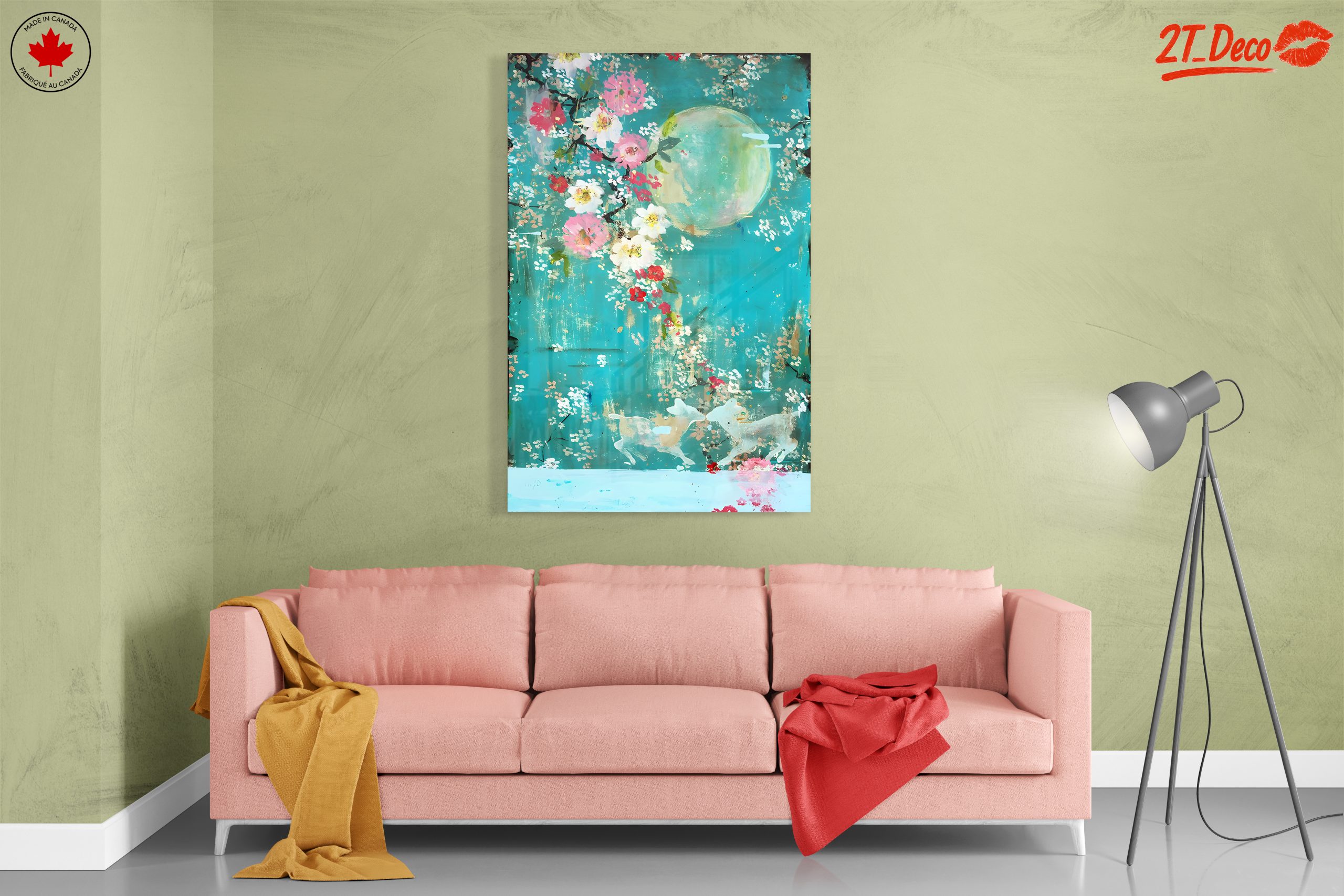 Playful Floral and Animal Art - Image 7