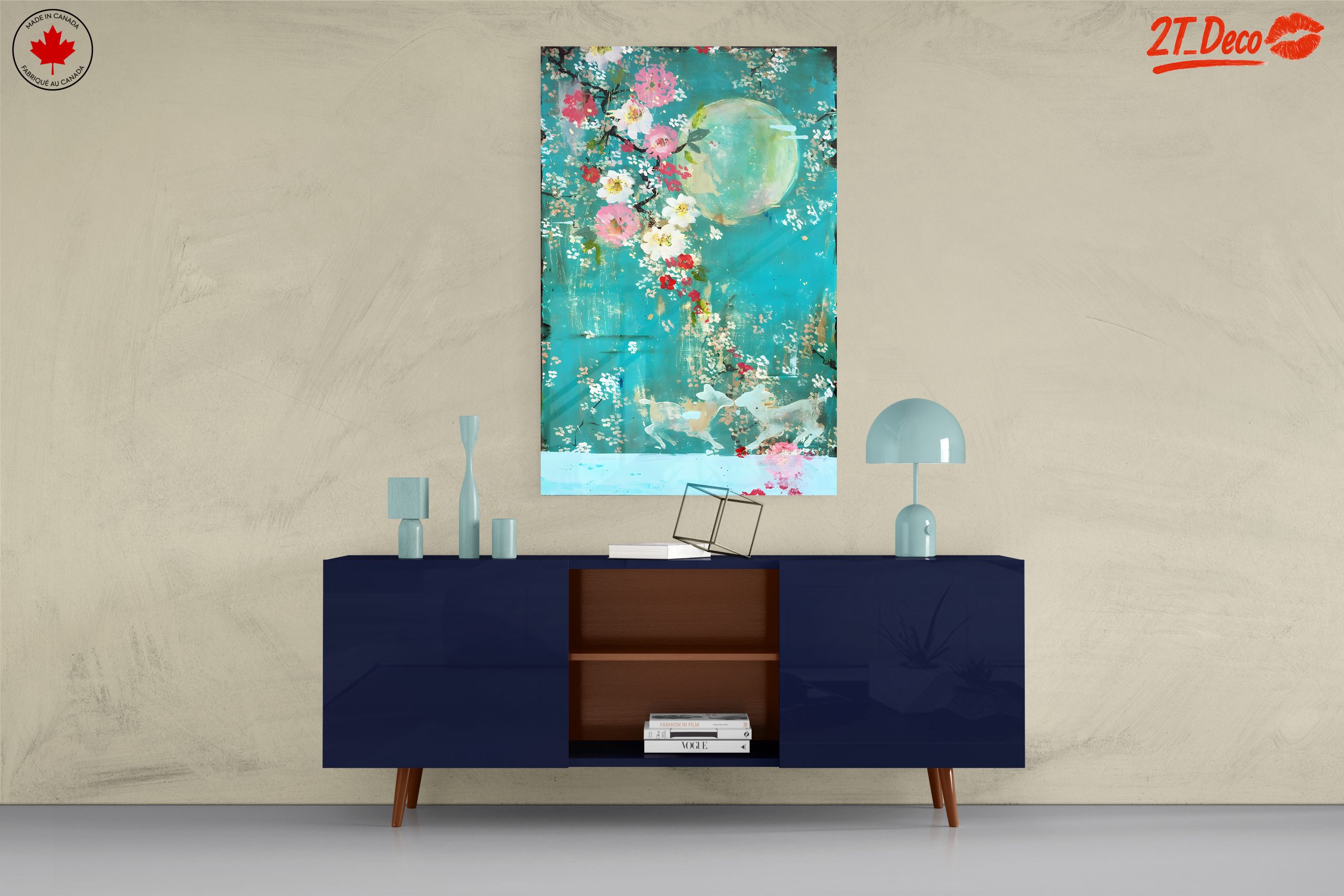 Playful Floral and Animal Art - Image 8
