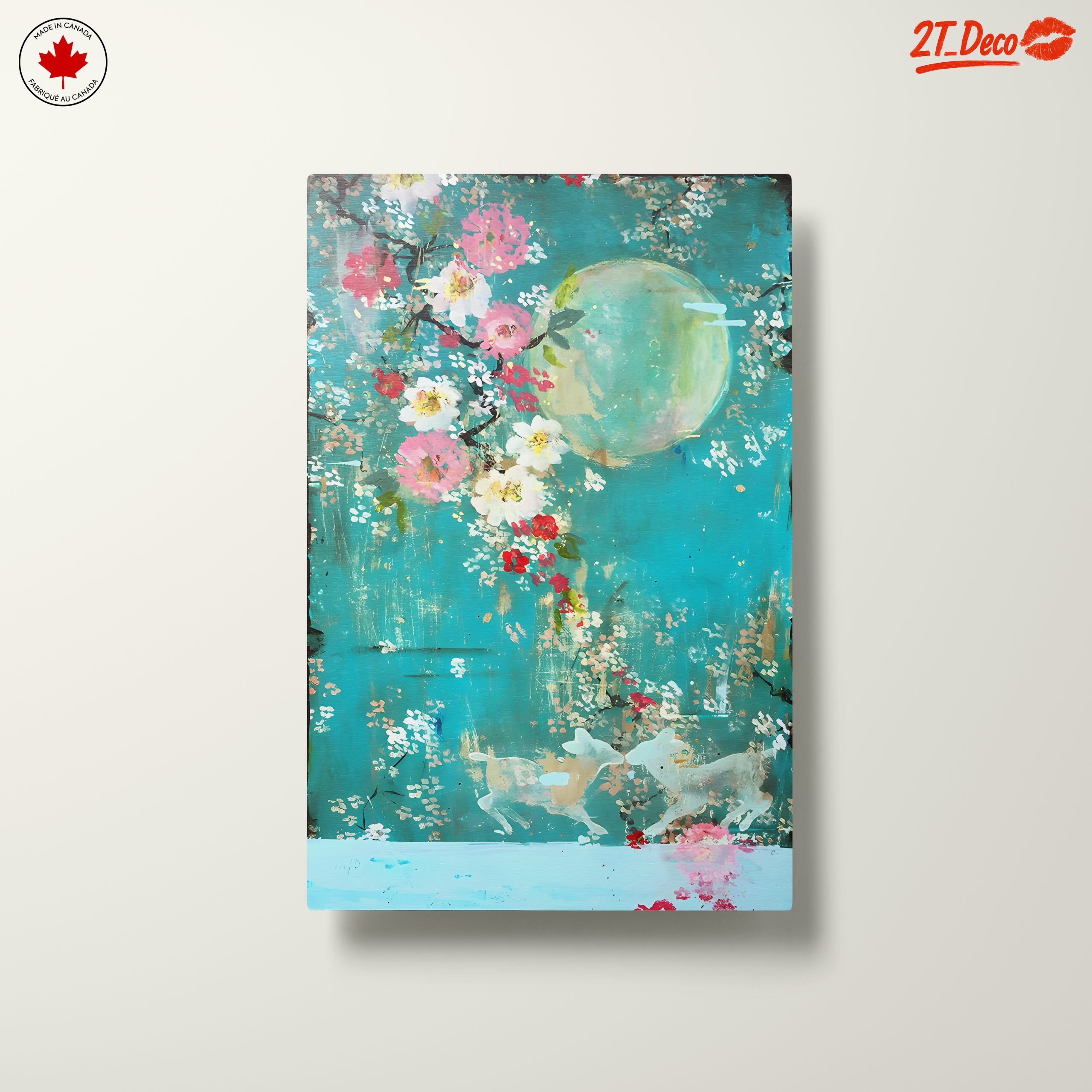 Playful Floral and Animal Art - Image 10