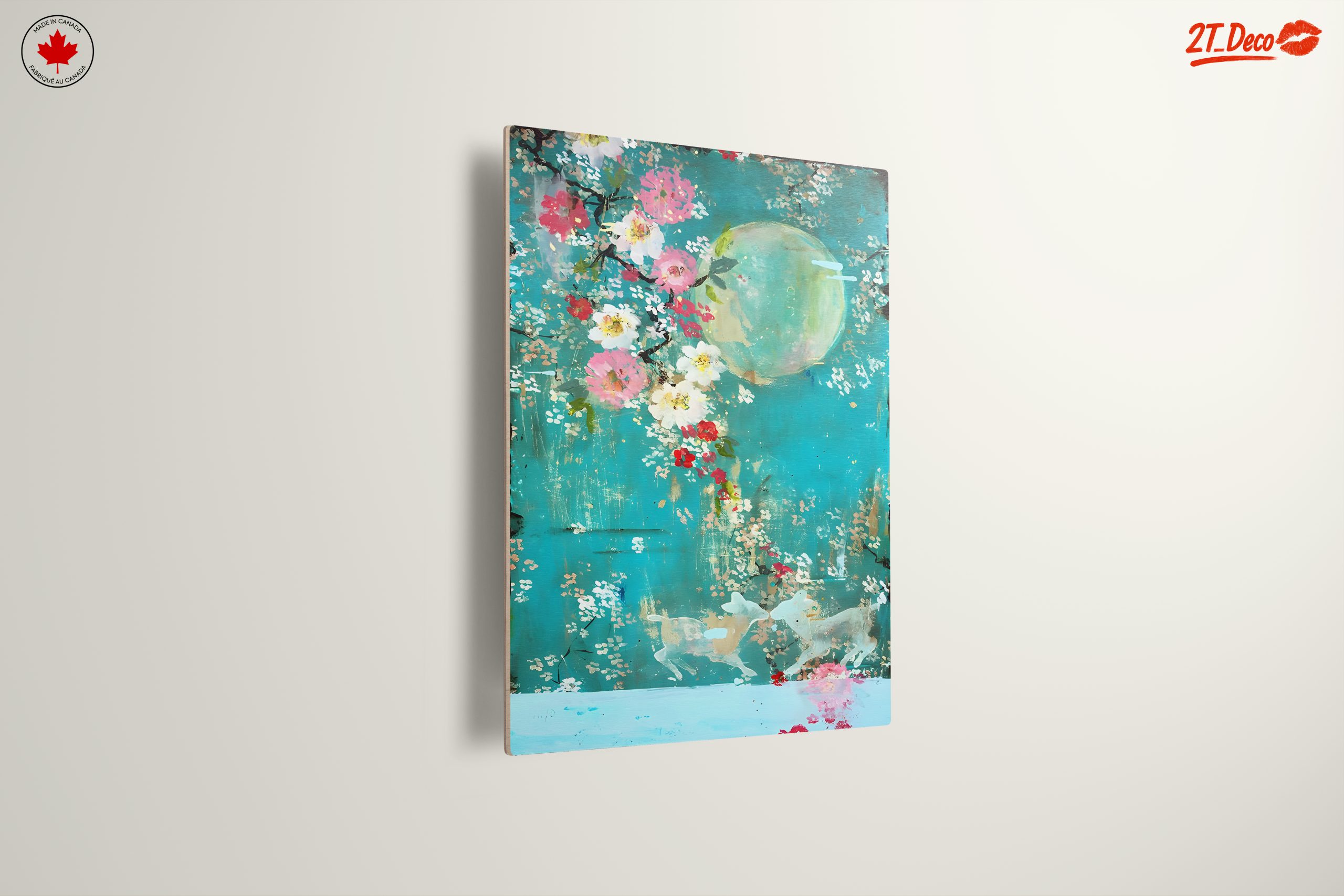 Playful Floral and Animal Art - Image 13