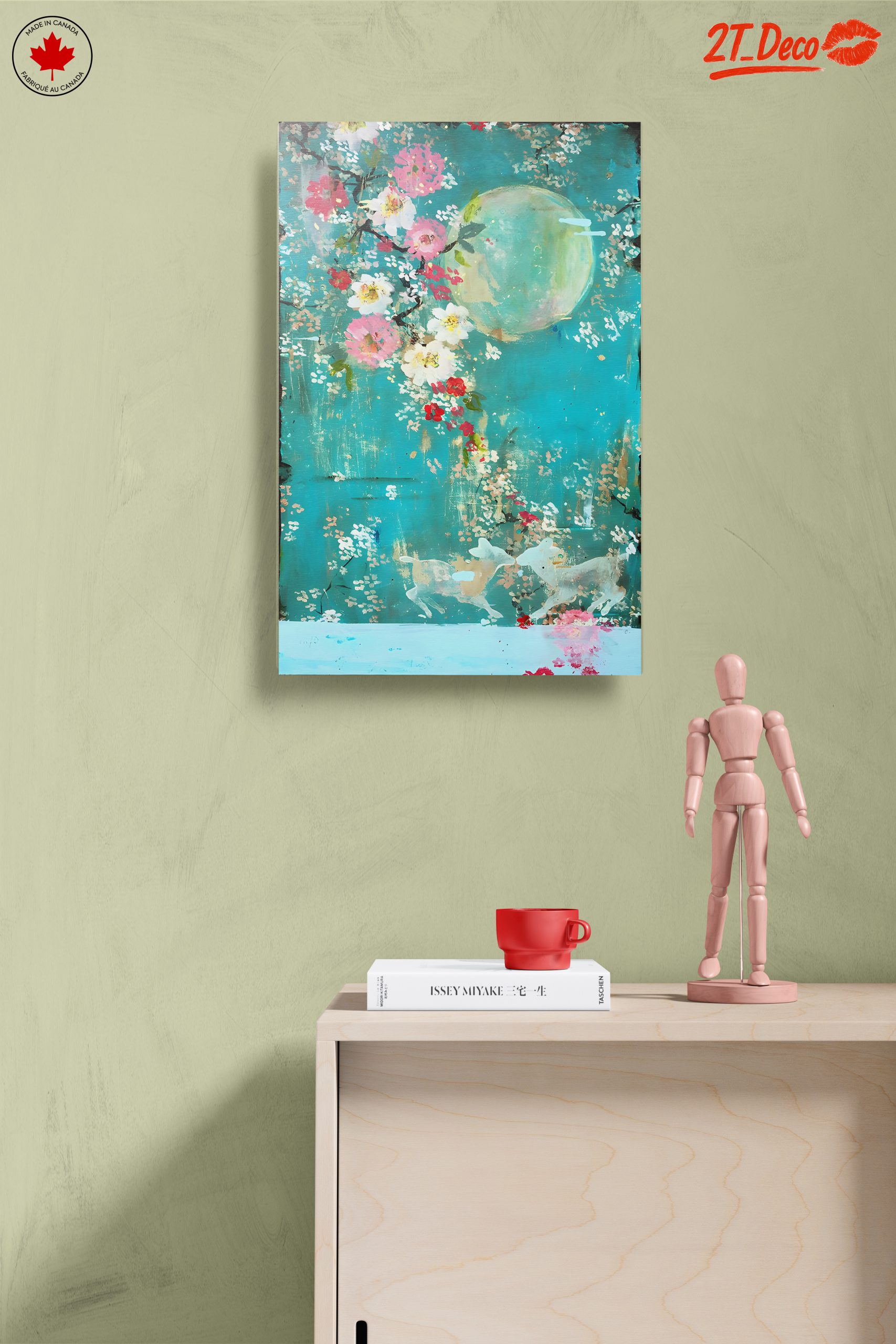 Playful Floral and Animal Art - Image 14