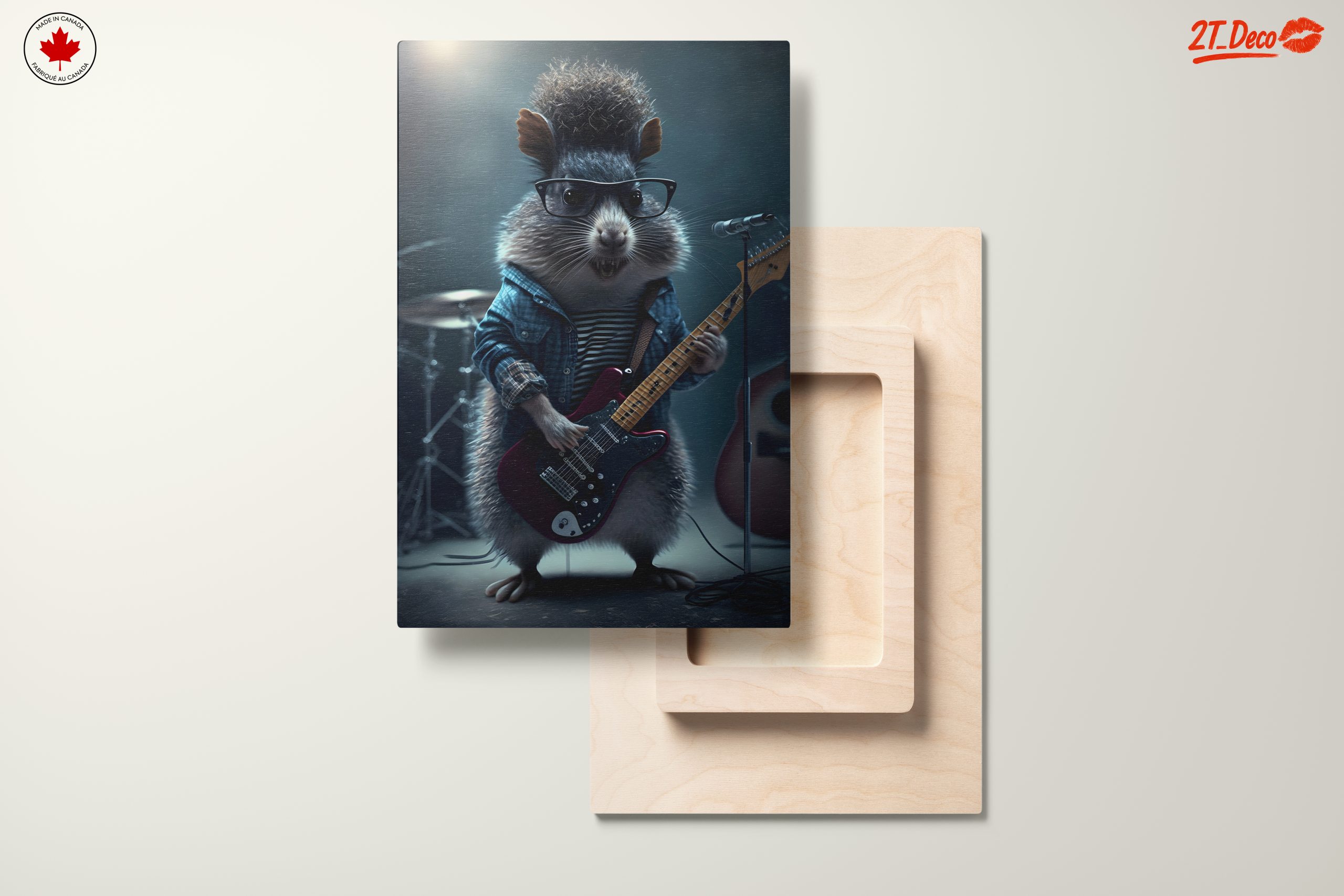 Whimsical Guitar Playing Animal Illustration - Image 11