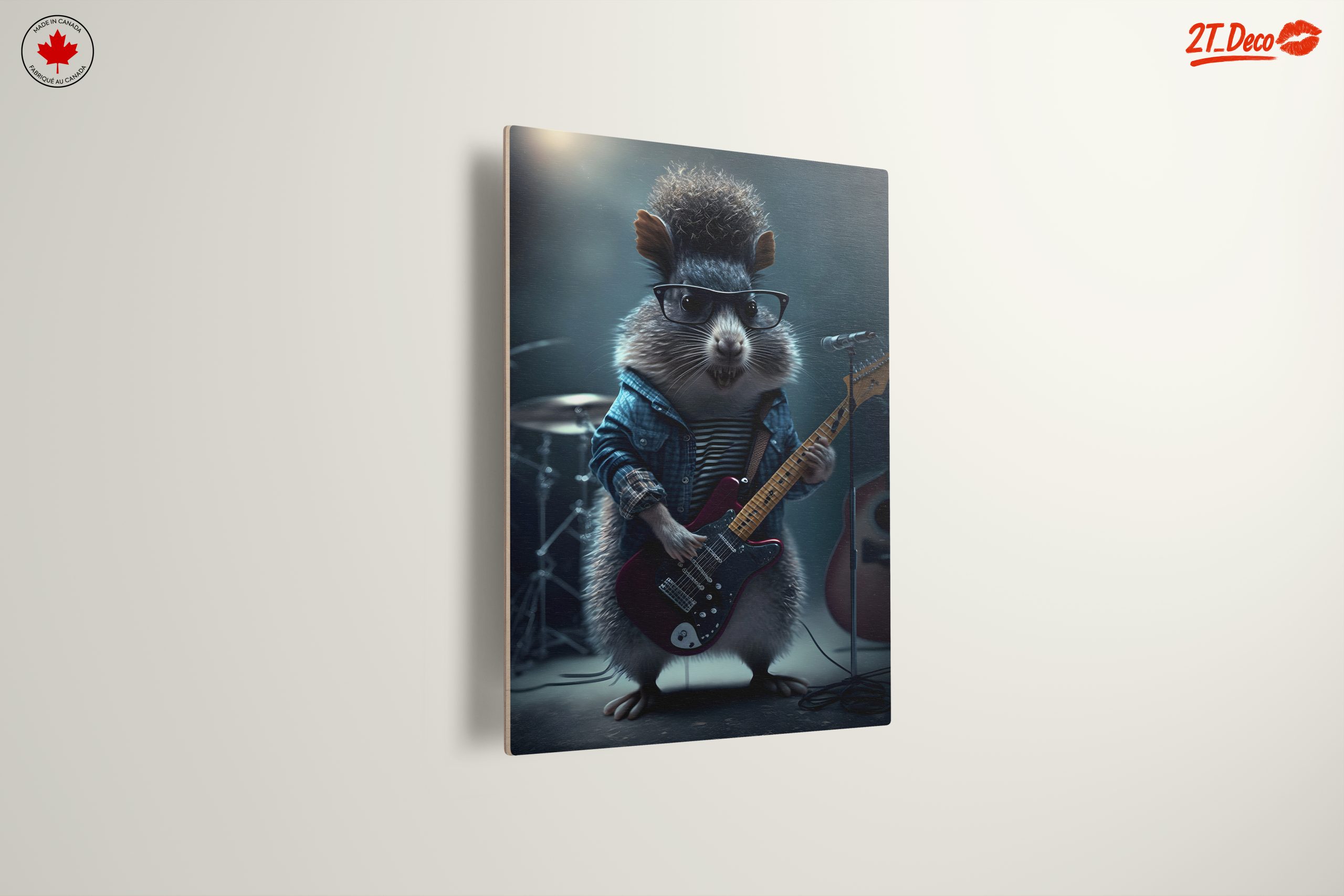 Whimsical Guitar Playing Animal Illustration - Image 13