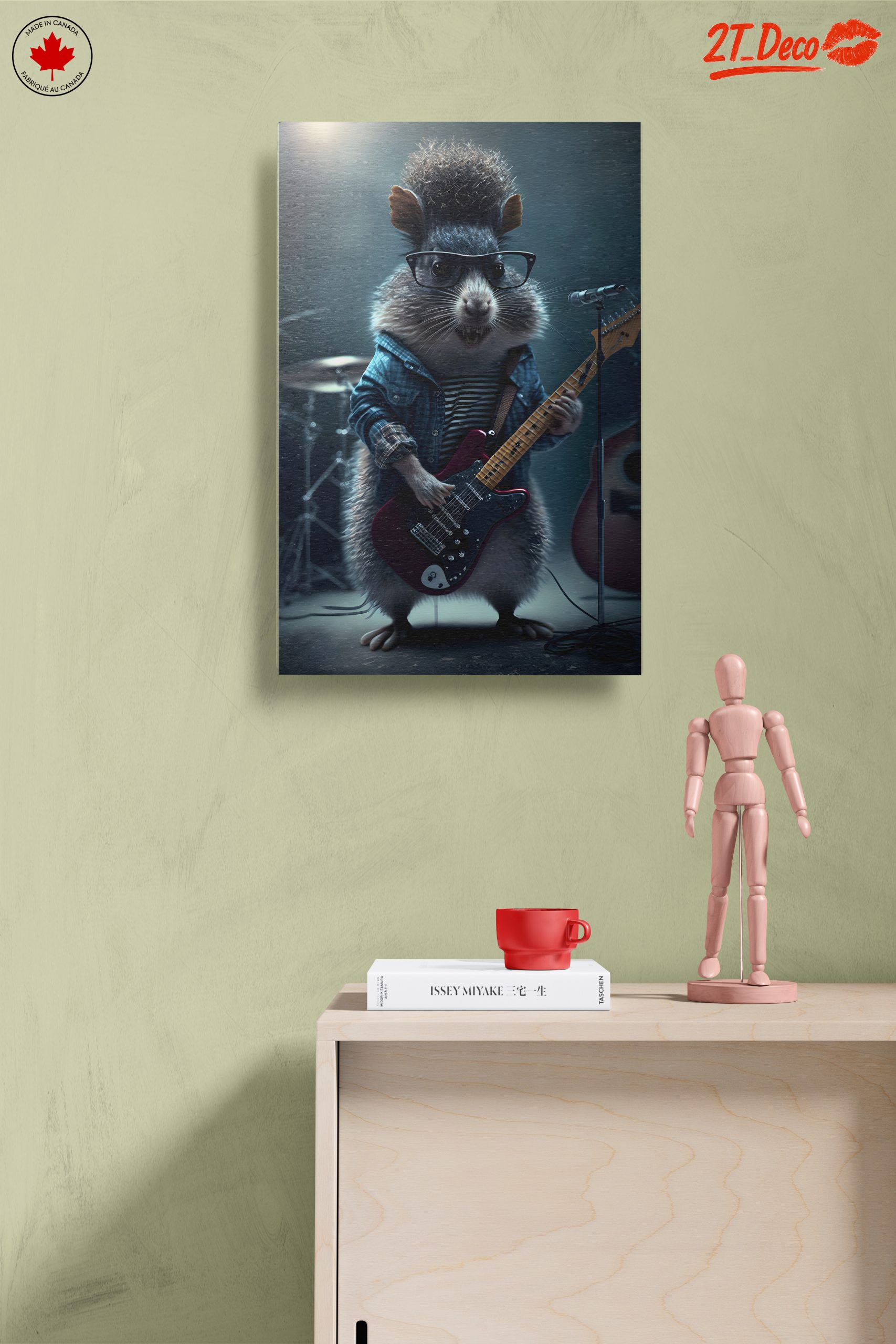 Whimsical Guitar Playing Animal Illustration - Image 14