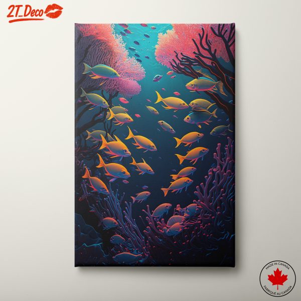 Colorful Abstract Marine Life Artwork 2