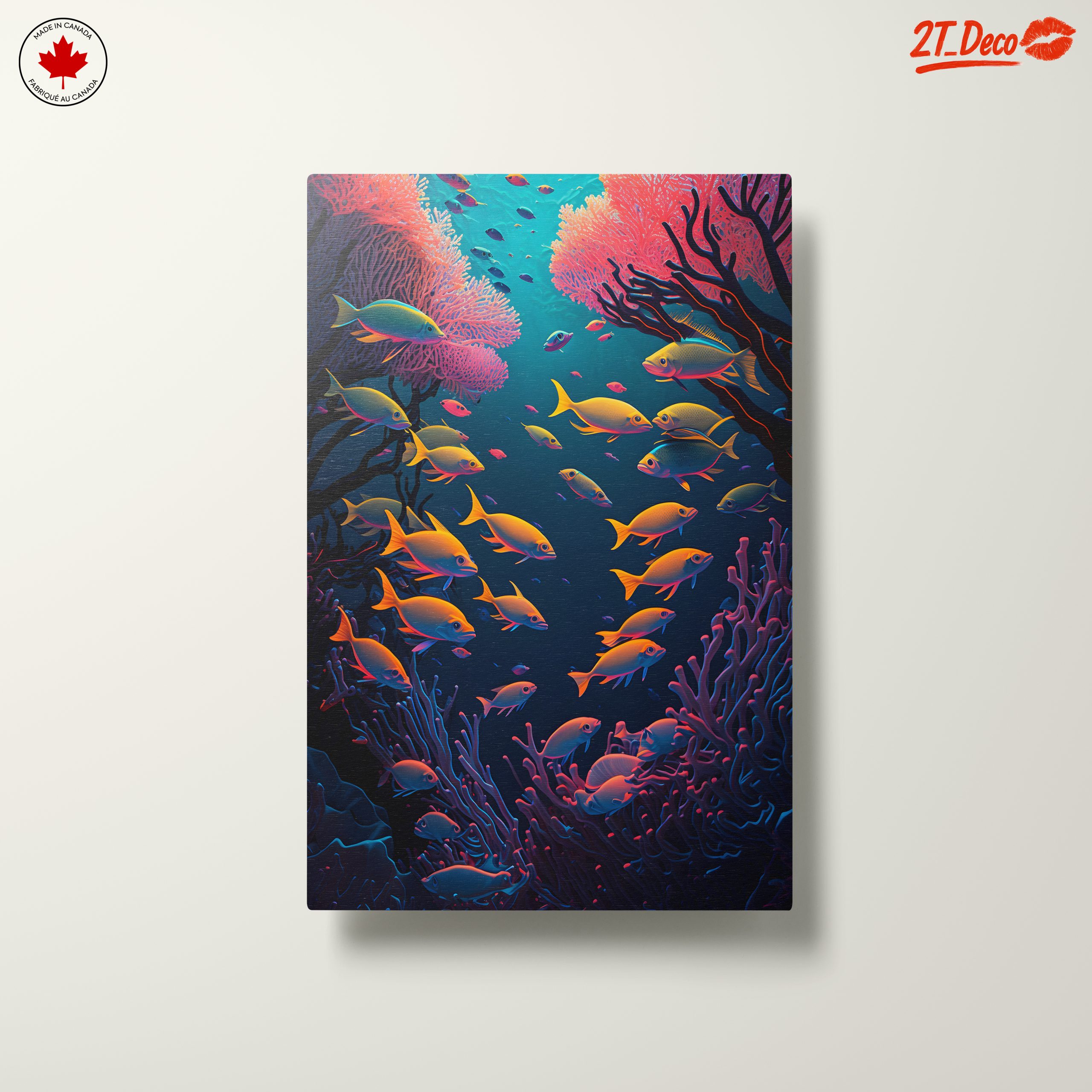 Colorful Abstract Marine Life Artwork 2 - Image 10
