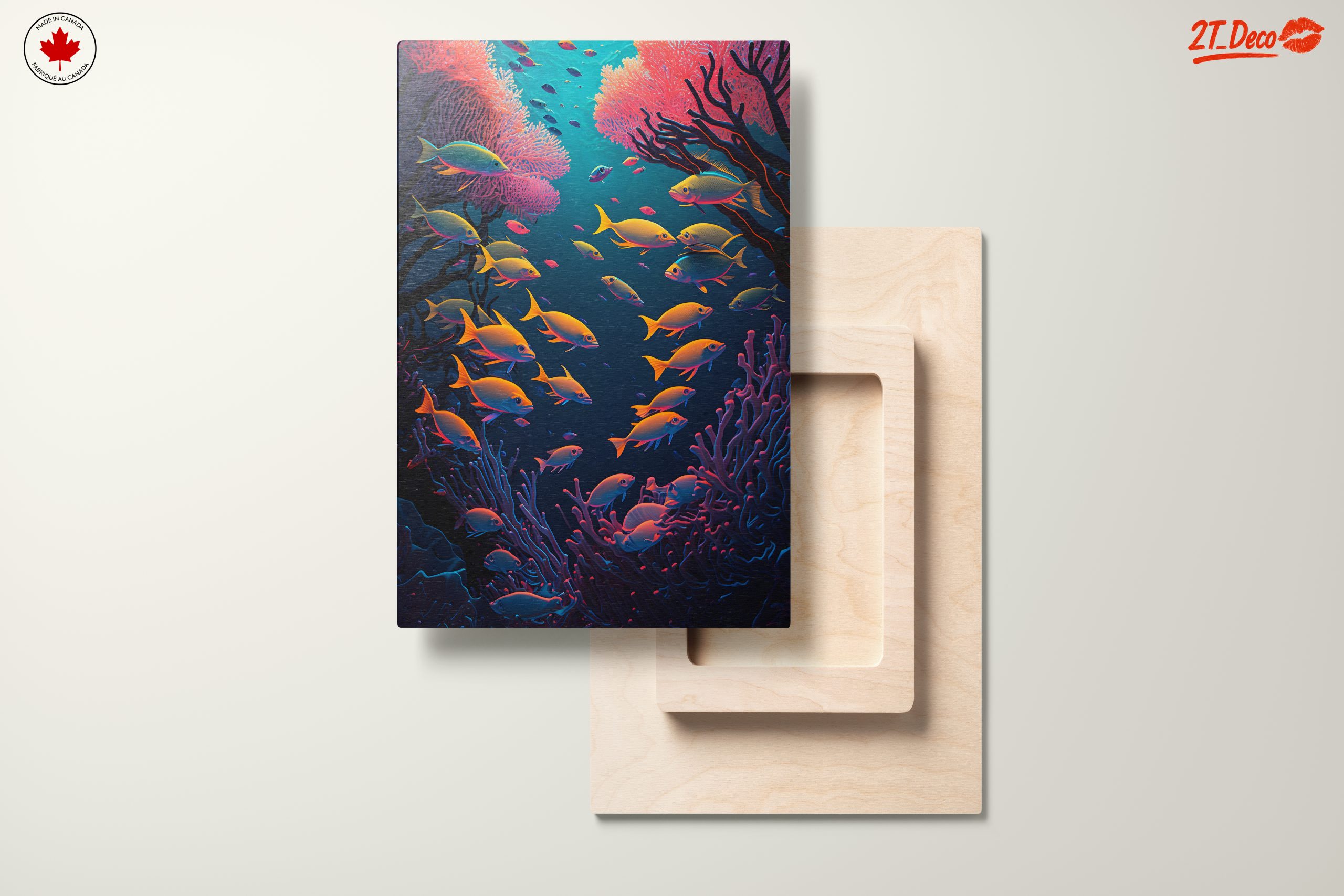 Colorful Abstract Marine Life Artwork 2 - Image 11