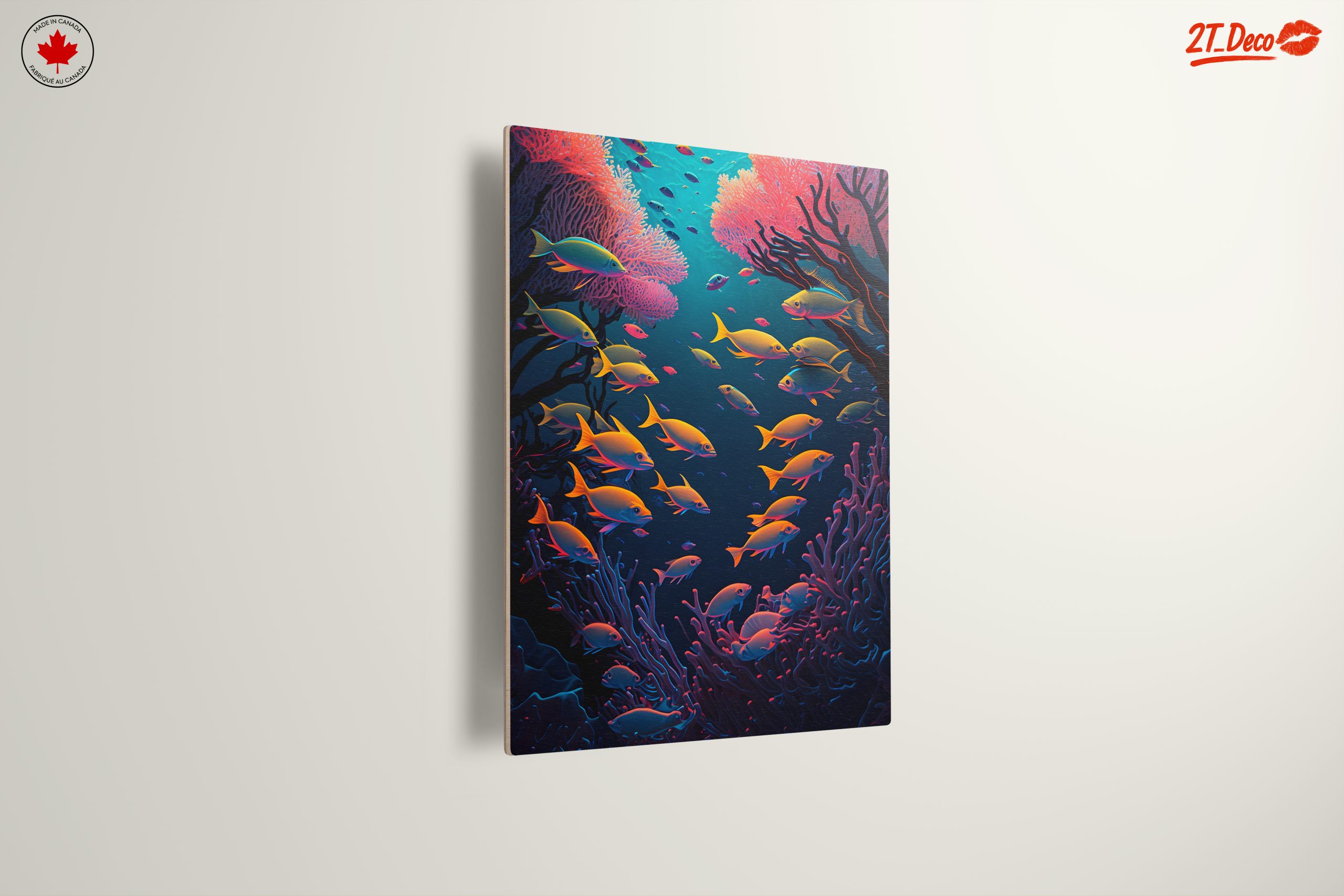 Colorful Abstract Marine Life Artwork 2 - Image 13