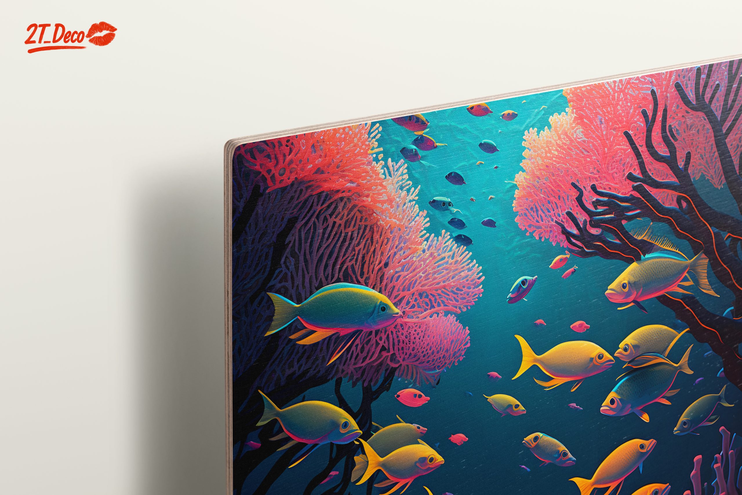 Colorful Abstract Marine Life Artwork 2 - Image 15