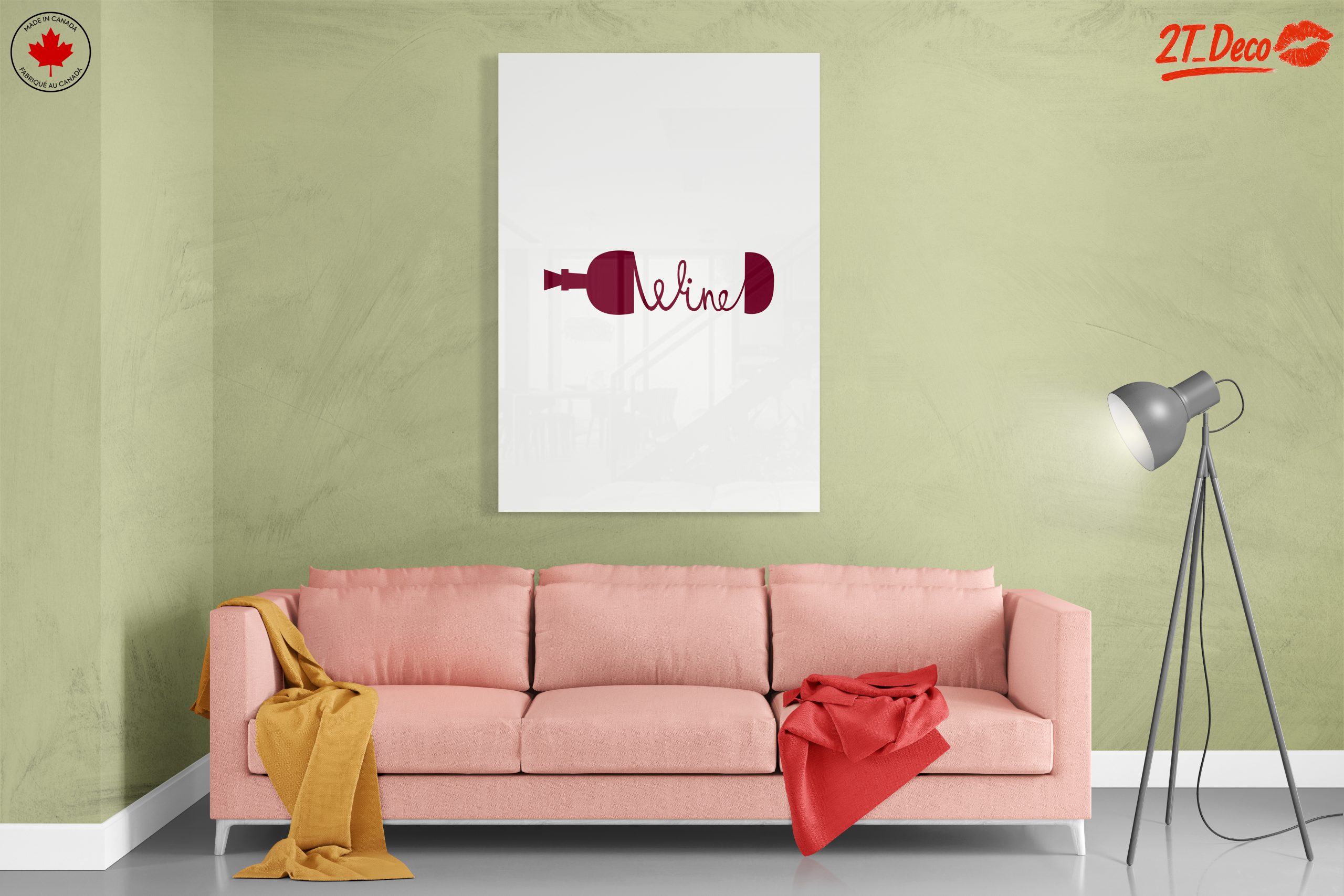 Stylish Wine Themed Art for Home - Image 7