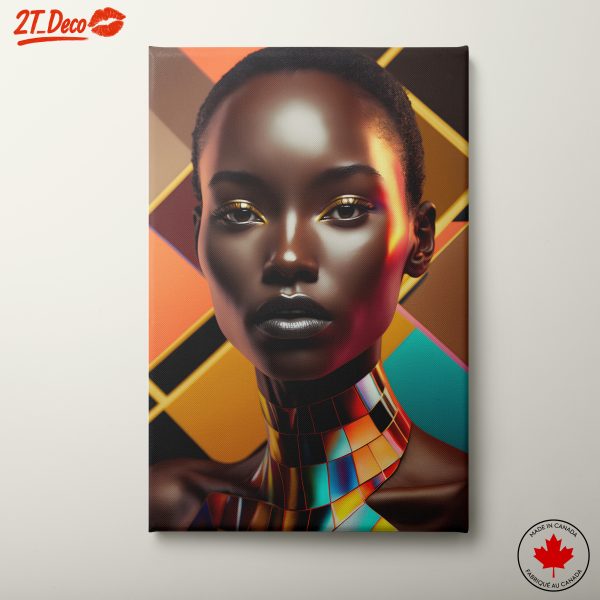 Modern Vibrant Portrait of a Woman