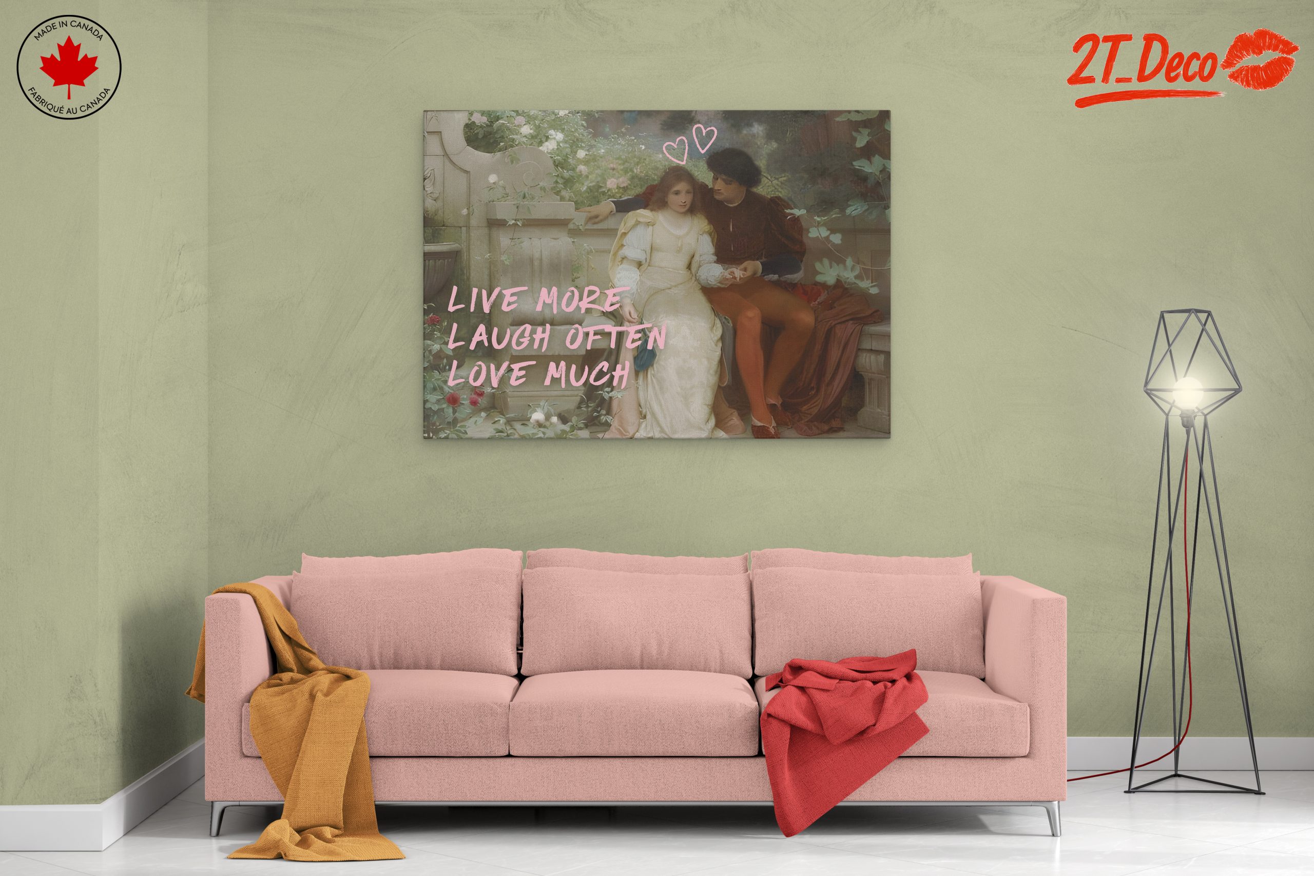 Live More, Laugh Often, Love Much Quote Art - Image 2