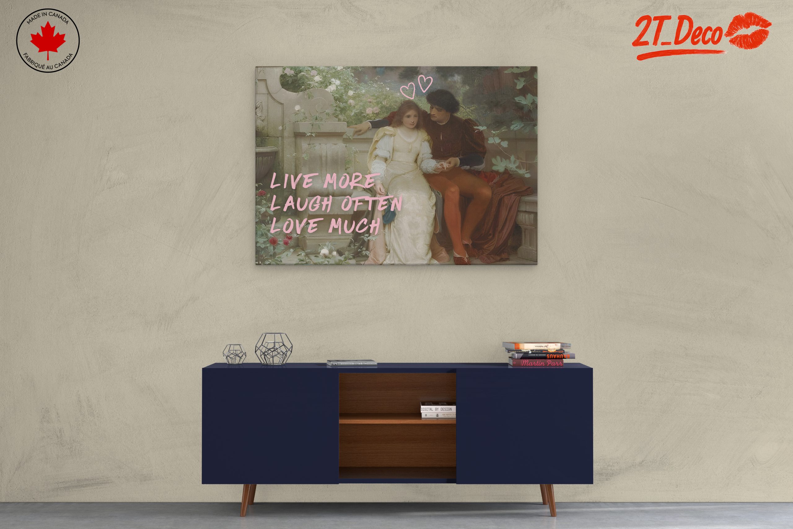Live More, Laugh Often, Love Much Quote Art - Image 3