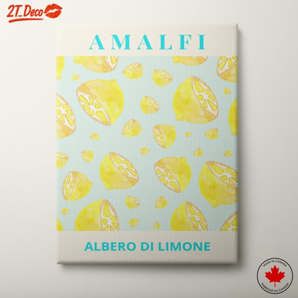 Amalfi Lemons in Abstract Art